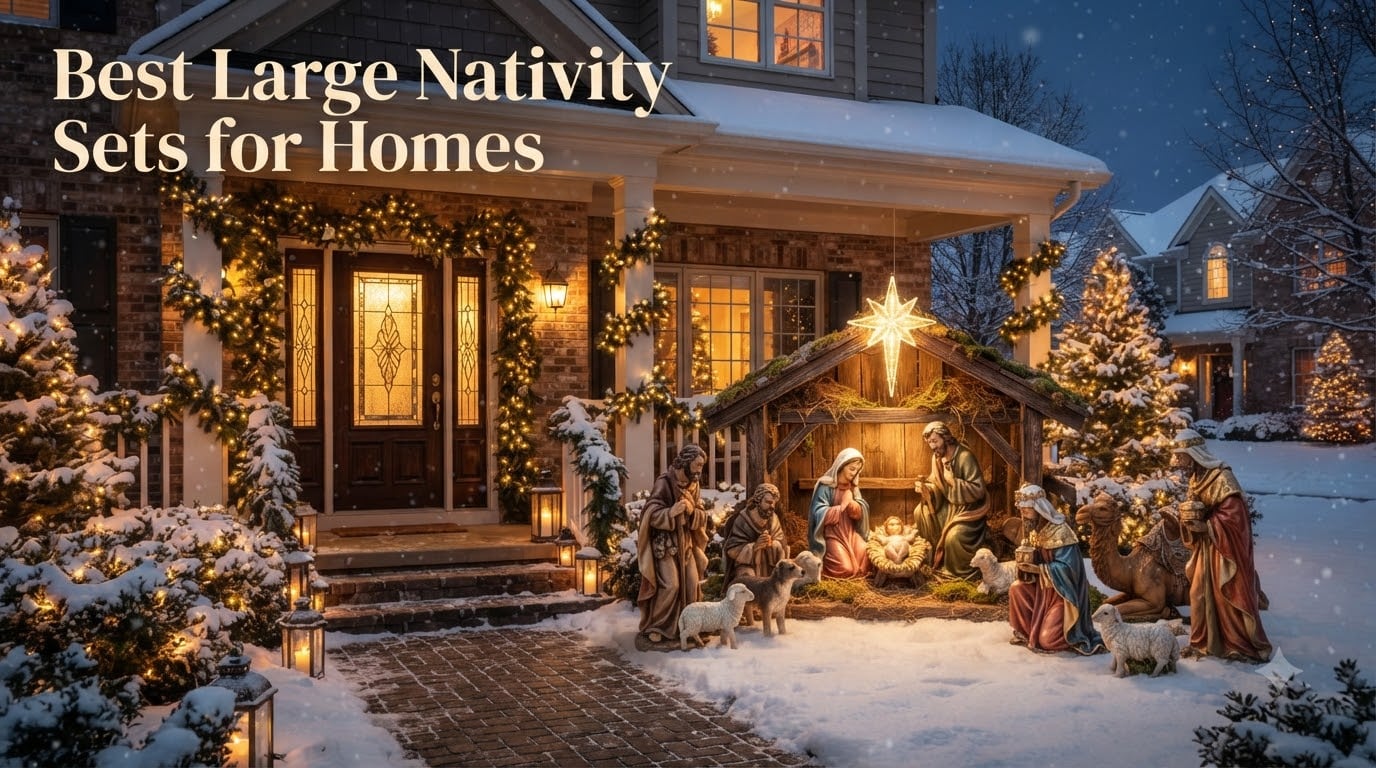 Best Large Nativity Sets for Homes