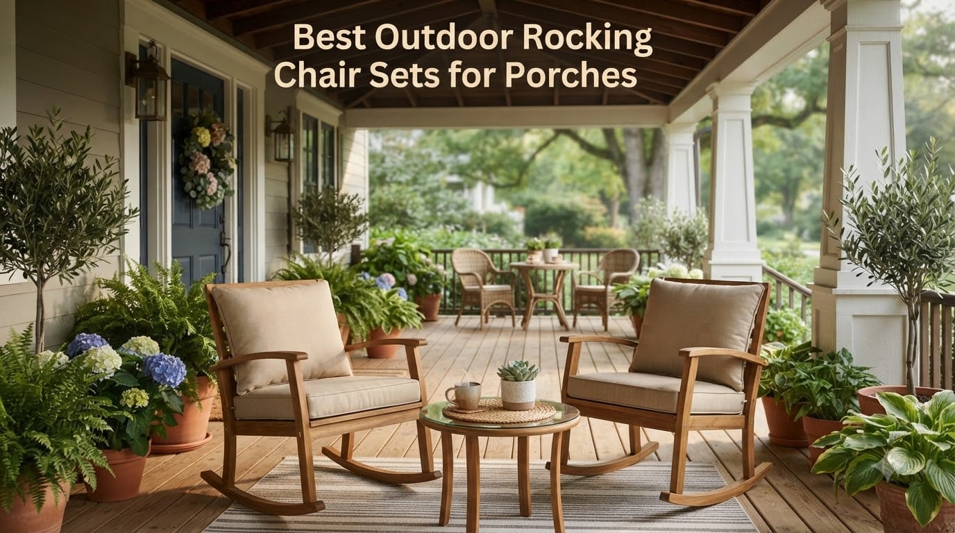 Best Outdoor Rocking Chair Sets for Porches