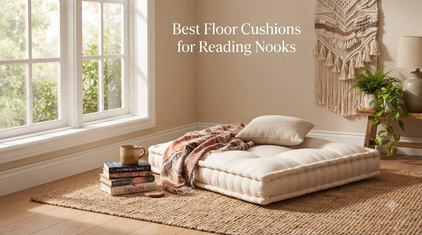 Best Floor Cushions for Reading Nooks