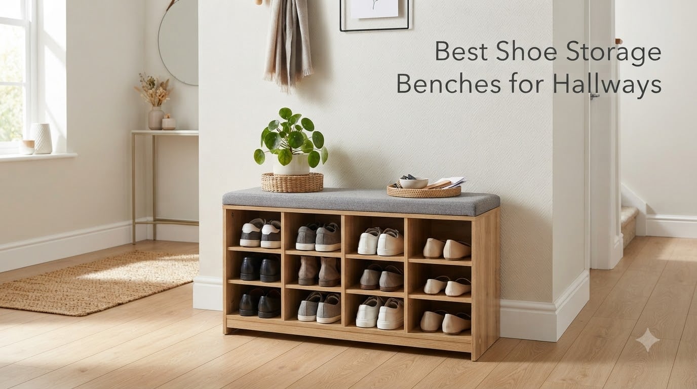 Best Shoe Storage Benches for Hallways