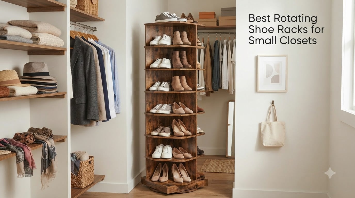 Best Rotating Shoe Racks for Small Closets