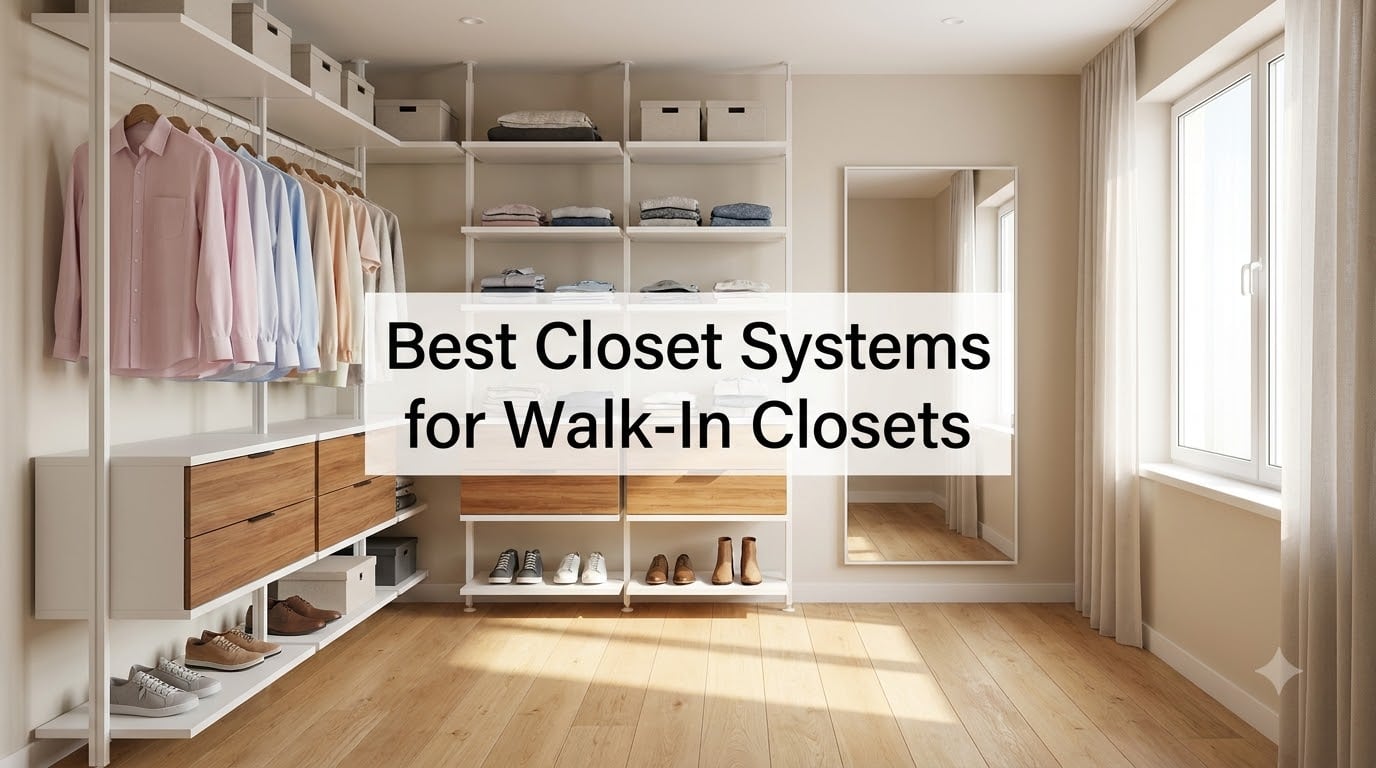 Best Closet Systems for Walk-In Closets