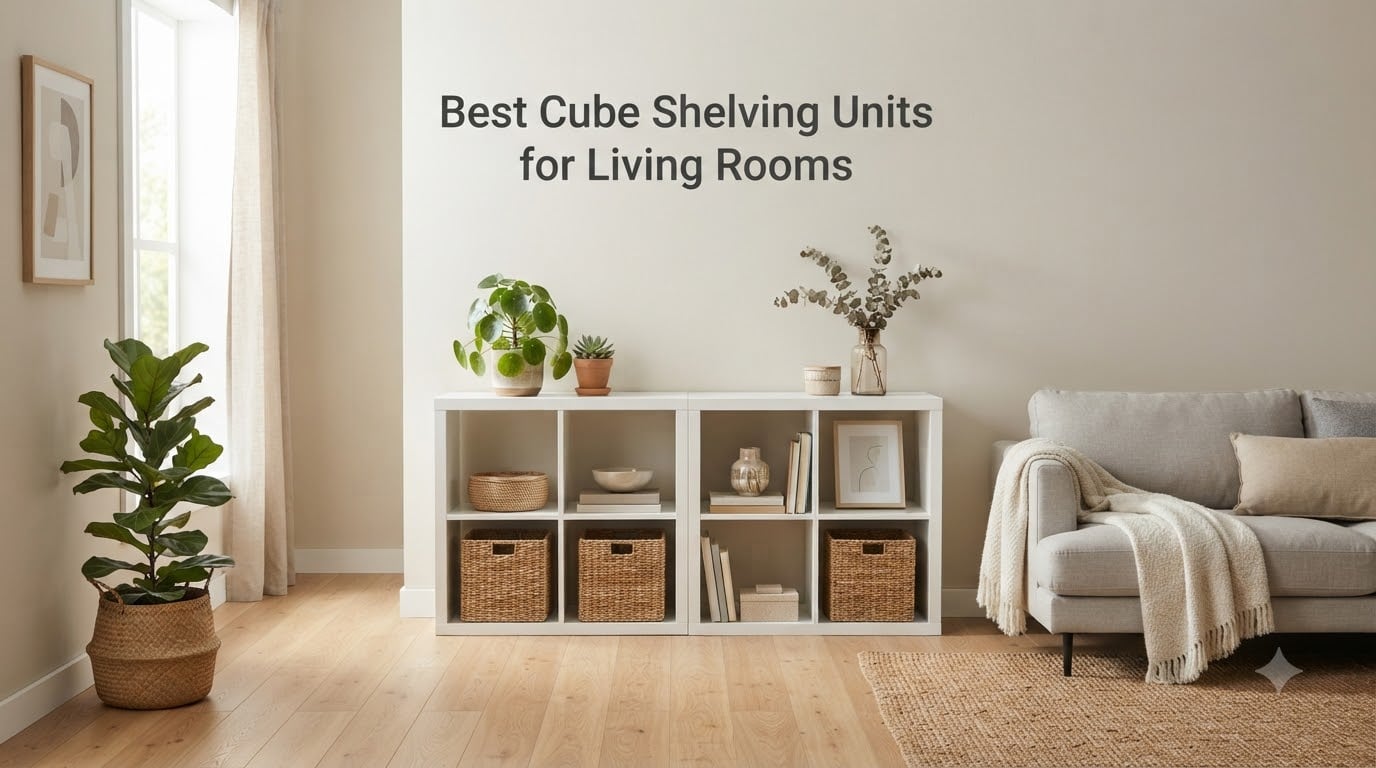 Best Cube Shelving Units for Living Rooms