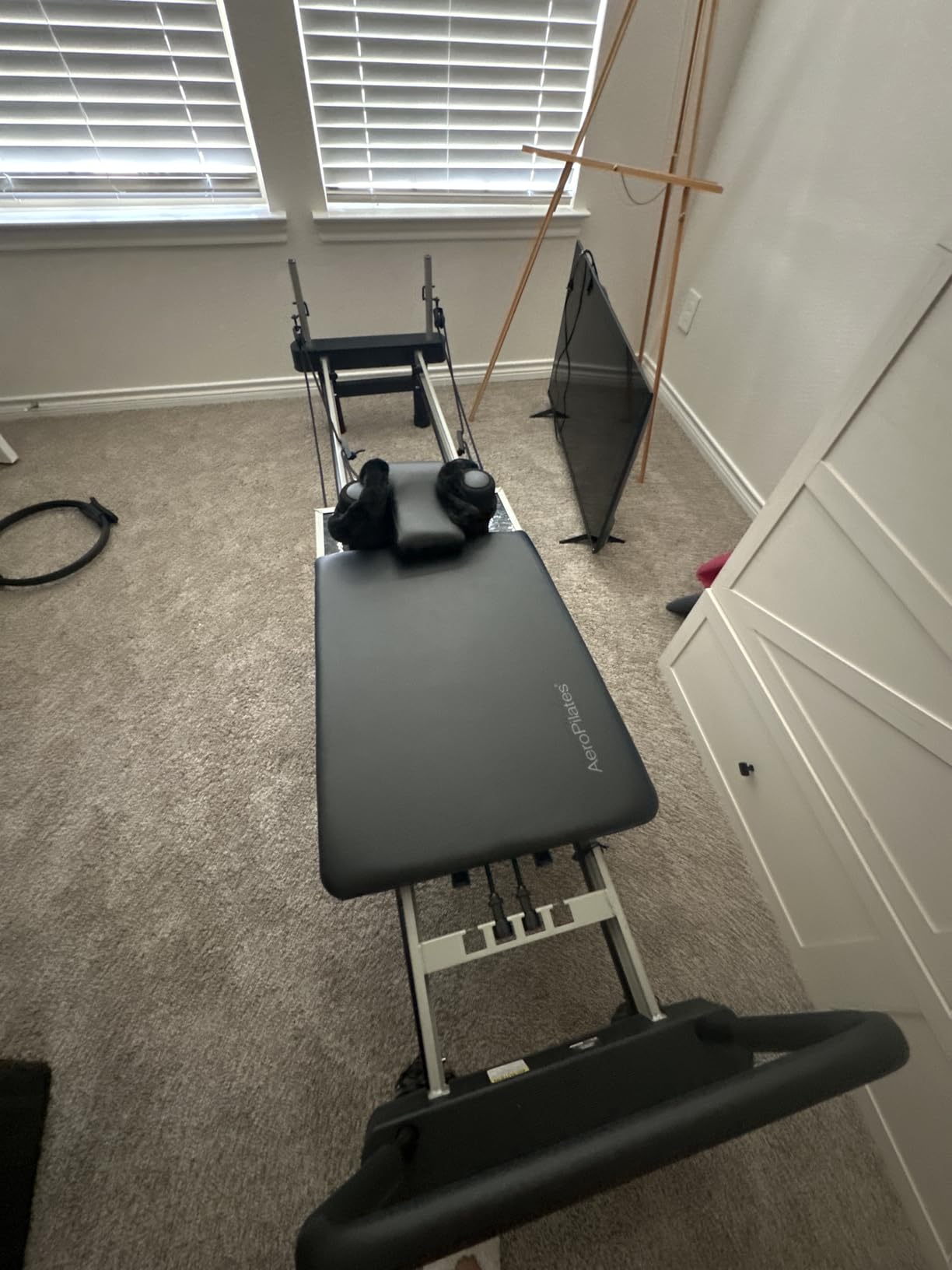 AeroPilates Pilates Reformer Machine, Gym Equipment for Resistance Workout, Strength & Fitness Training - Foldable & Compact customer photo 1