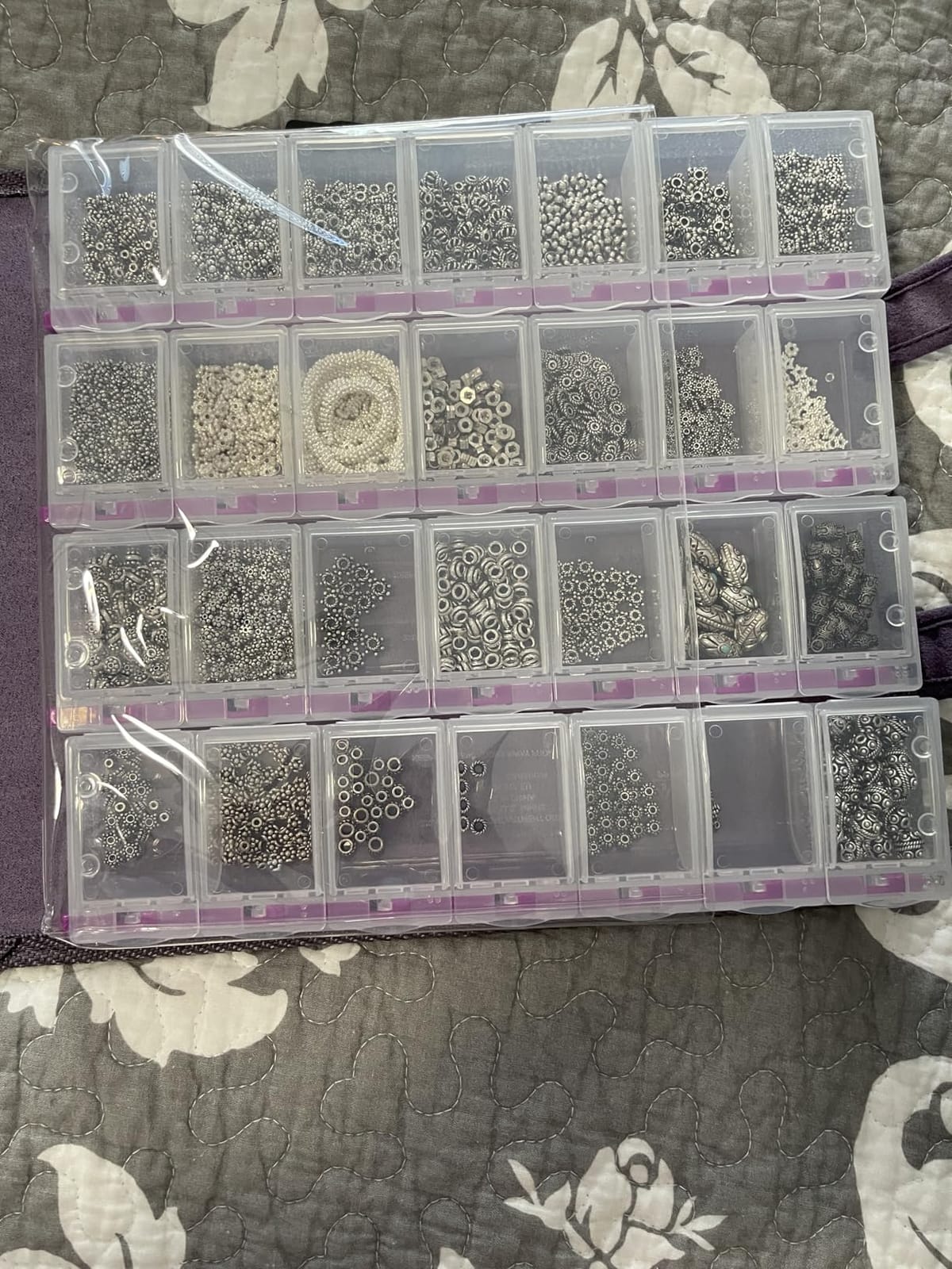 Craft Mates Double-Sided Case, 8 Organizers, Locking Compartments, Clear | Clear Plastic Storage for Buttons, Pins, Jewelry, Diamond Art & Craft Supplies, Large Portable Organizer for Crafters customer photo 2