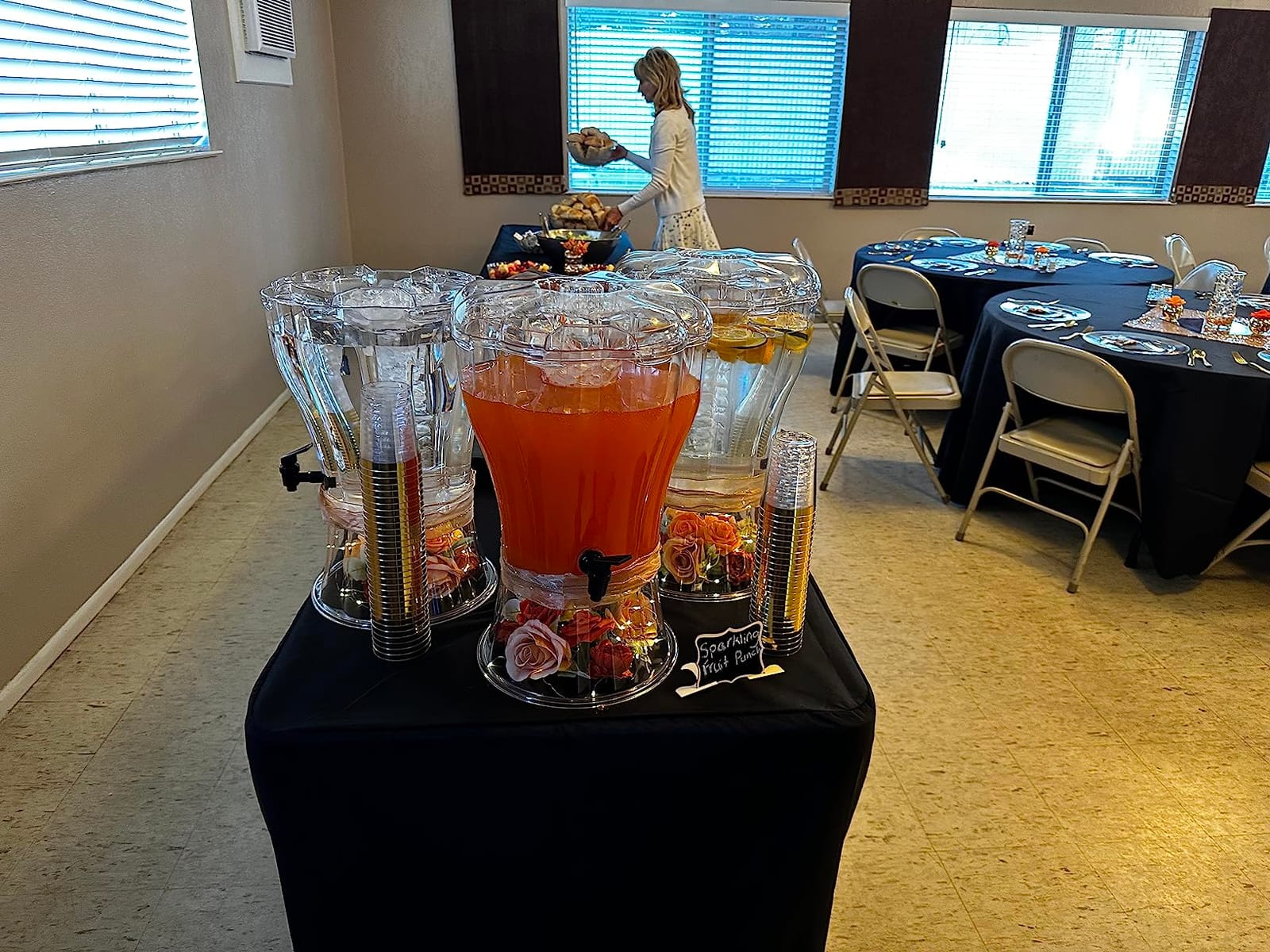 Buddeez 3.5 Gallon Beverage Dispenser with Stand, Spigot and Ice Cone customer photo 2