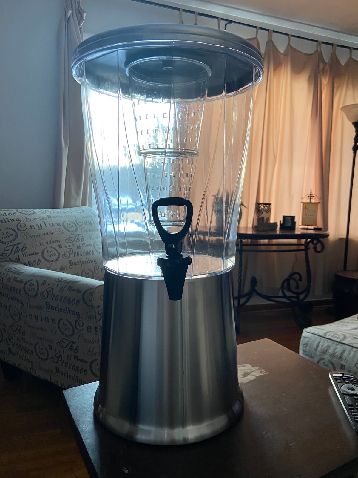 Service Ideas Beverage Dispenser with Infuser, 3 Gallon, Stainless Steel customer photo 2