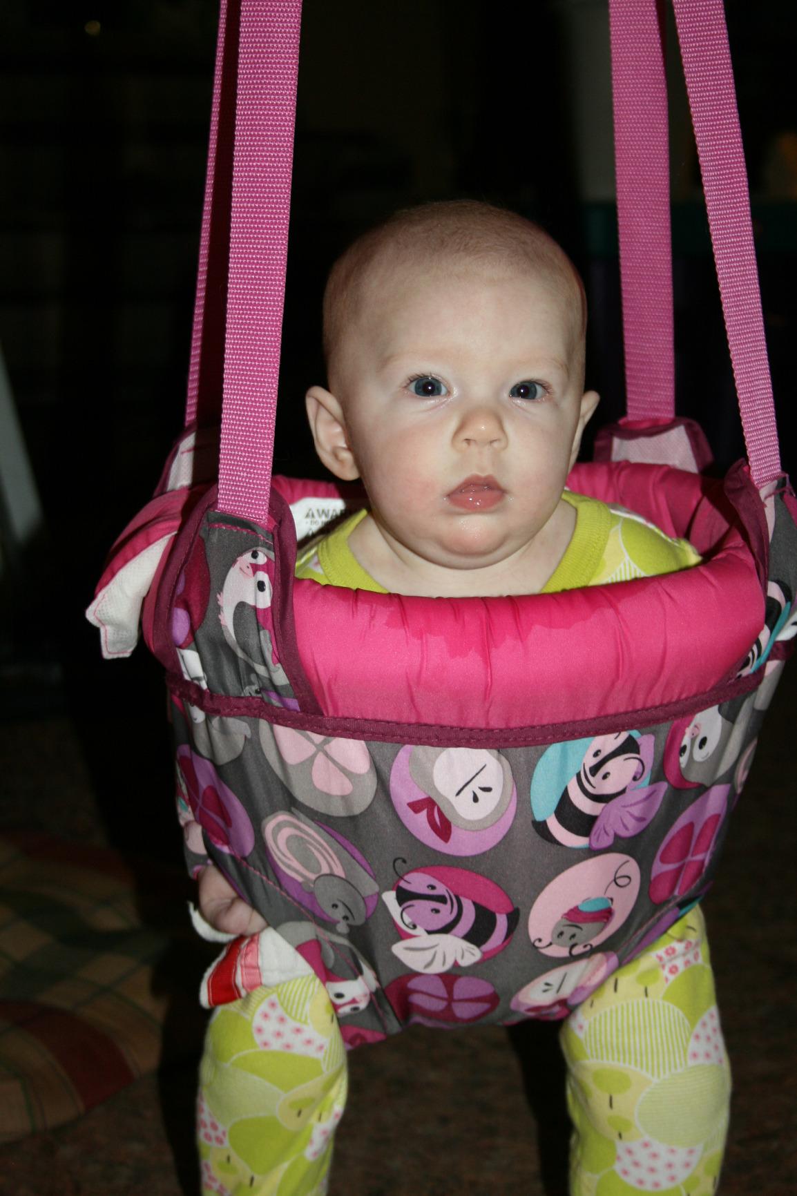 Evenflo Exersaucer Johnny Jumper Featuring Easy-to-Use Clamp Attachment for Quick and Tool-Free Set Up and Adjustable Straps to Customize The Height for Your Child, Roo customer photo 2