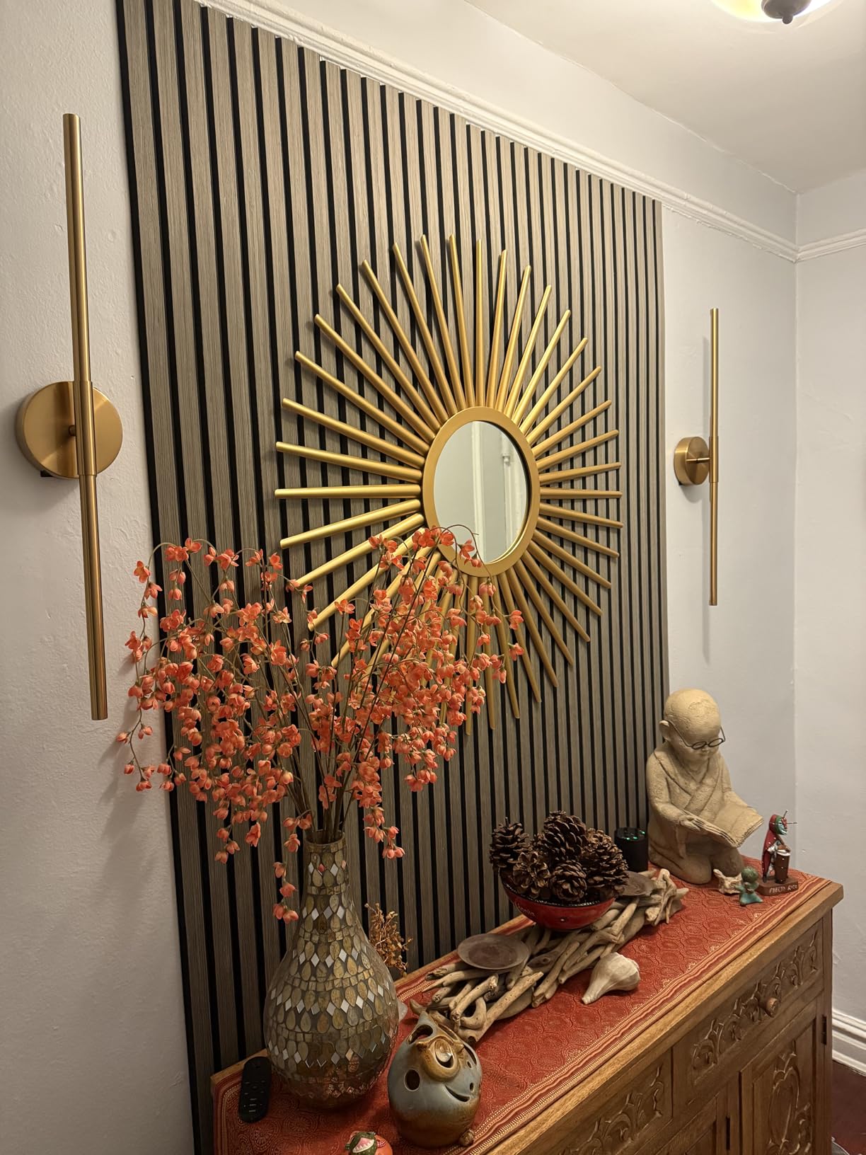 Safavieh Home Collection Sun Flair Mirror, Gold customer photo 1