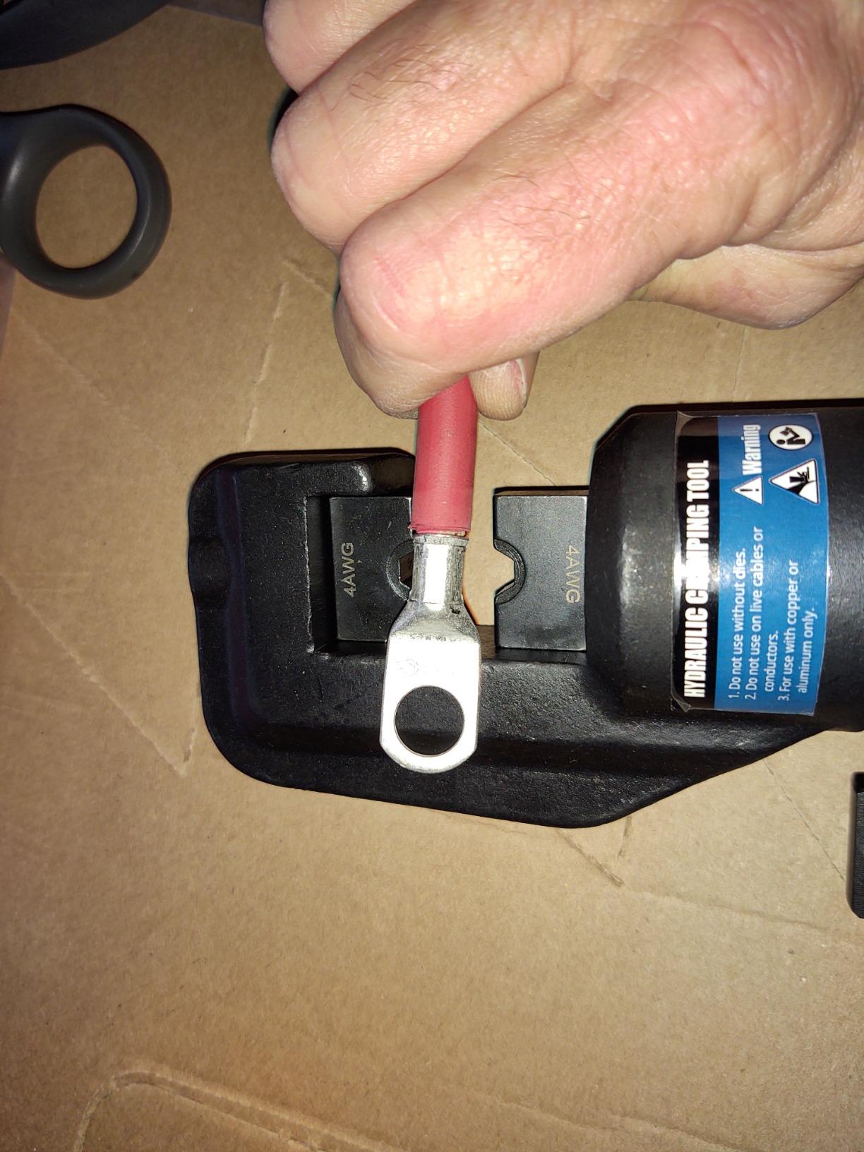 TEMCo TH0006 Hydraulic Electrical Cable Lug/Terminal Crimper Kit with 18 Die Sets 12 AWG - 00 (2/0) (5 US TON) customer photo 1