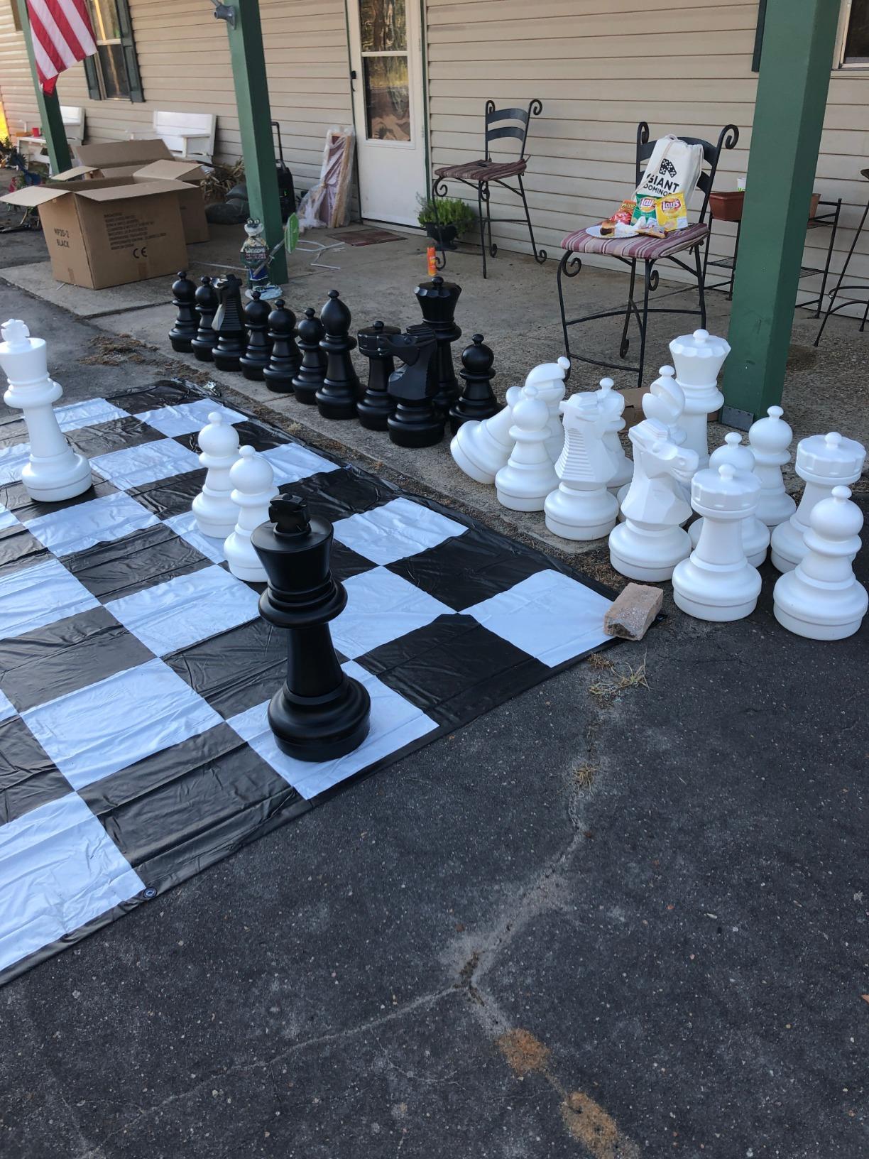 MegaChess Giant Chess Set Game with 25