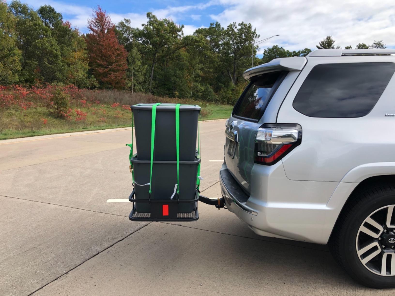 CURT 18150 Cargo Basket Hitch Trailer Hitch Cargo Carrier, 500 lbs. Capacity, 59-1/2-Inch x 20-1/4-Inch x 5-1/2-Inch, Fits 2-Inch Receiver customer photo 2