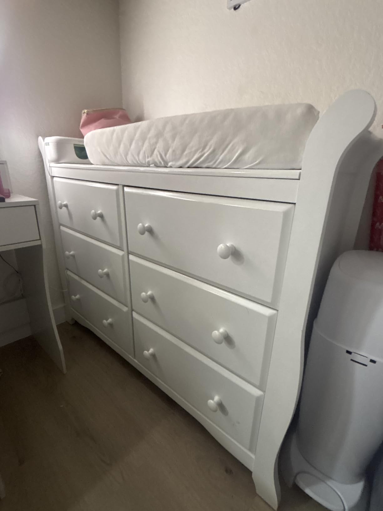 Storkcraft Avalon 6 Drawer Double Dresser, White | GREENGUARD Gold Certified, Interlocking Drawer System customer photo 1