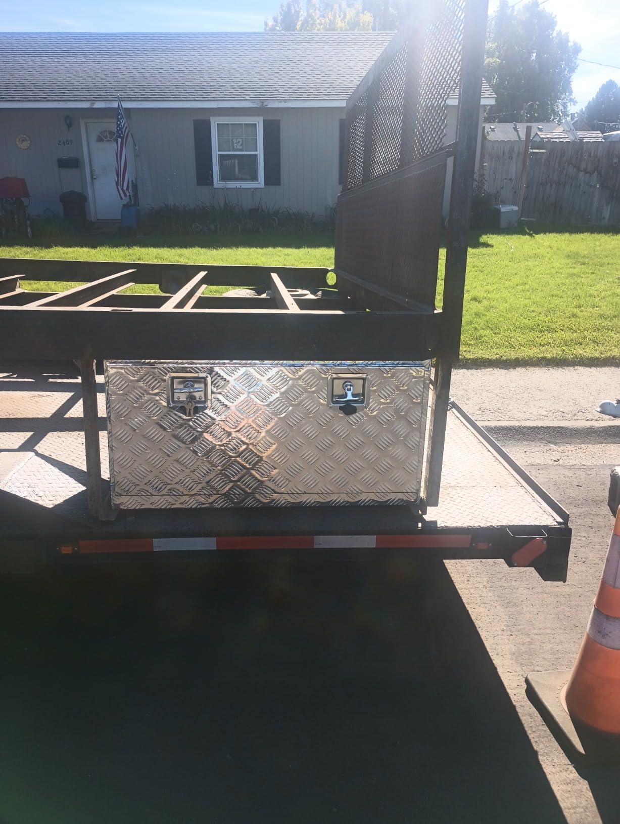 36 Inch Heavy Duty Aluminum Bar Tread Tool Underbody Box customer photo 2
