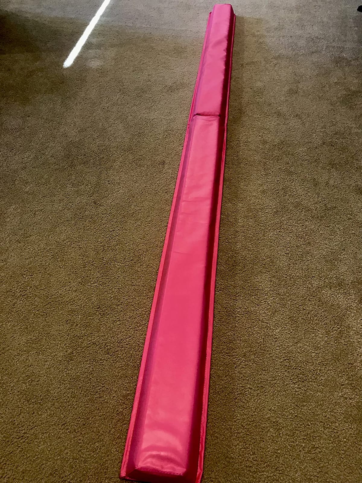 We Sell Mats 9 ft Folding Foam Balance Beam Bar, Portable Gymnastics Equipment for Gymnast, Children or Cheerleaders customer photo 1