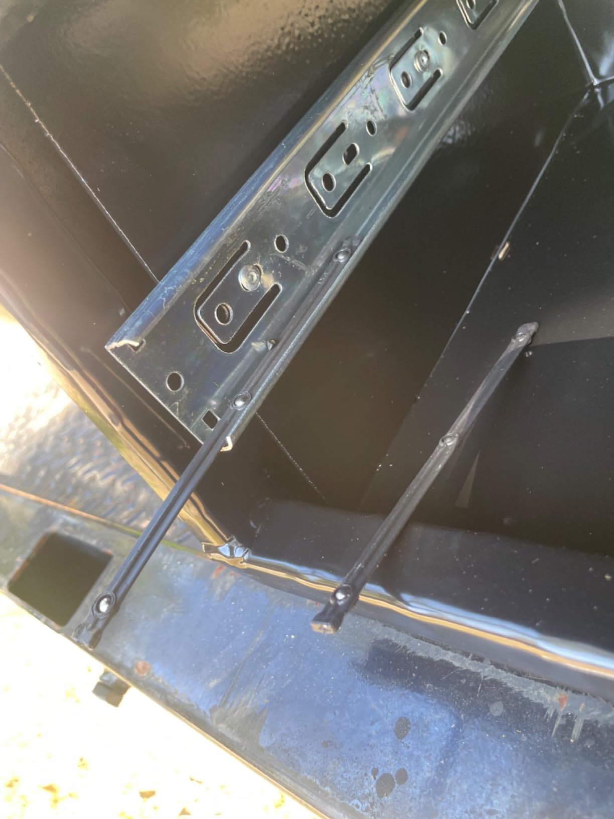 Buyers Products 1725641 Contractor Truck Tool Box, 72 x 21 x 13.5 in, Black Diamond Tread Aluminum customer photo 2