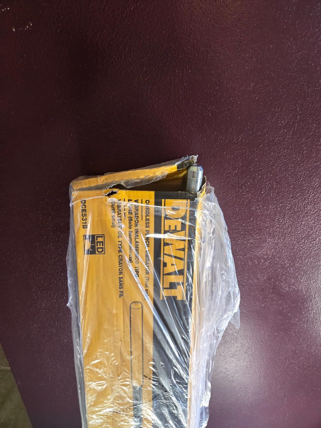 DEWALT DCE531B 20V MAX* Pencil Vibrator (Tool Only) customer photo 1