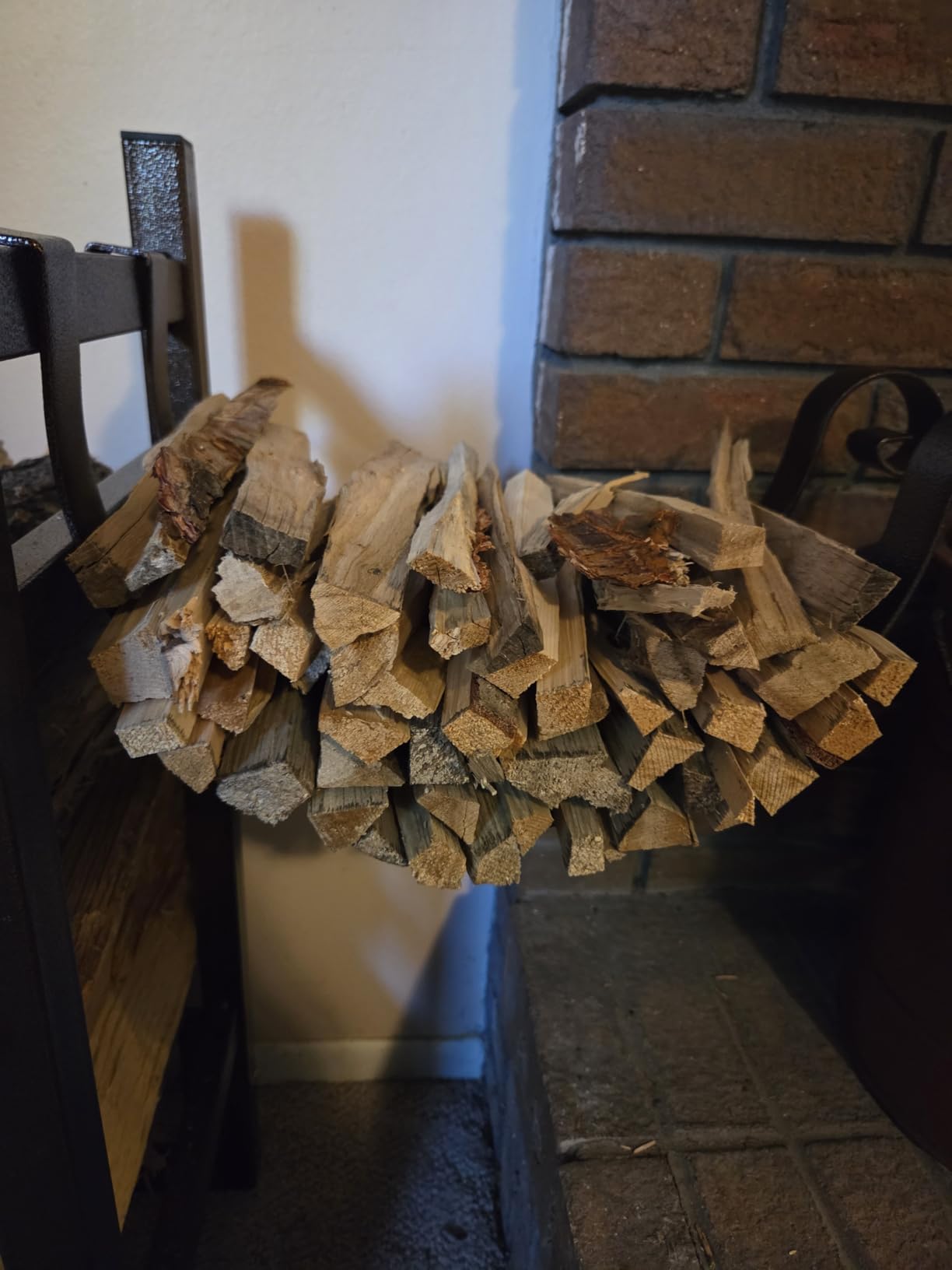 Kindling Cracker Original Firewood Kindling Splitter, 6.5in. Opening | Cast iron construction, Fixed splitting blade, Protective frame, No axe swing required, Australian made customer photo 1