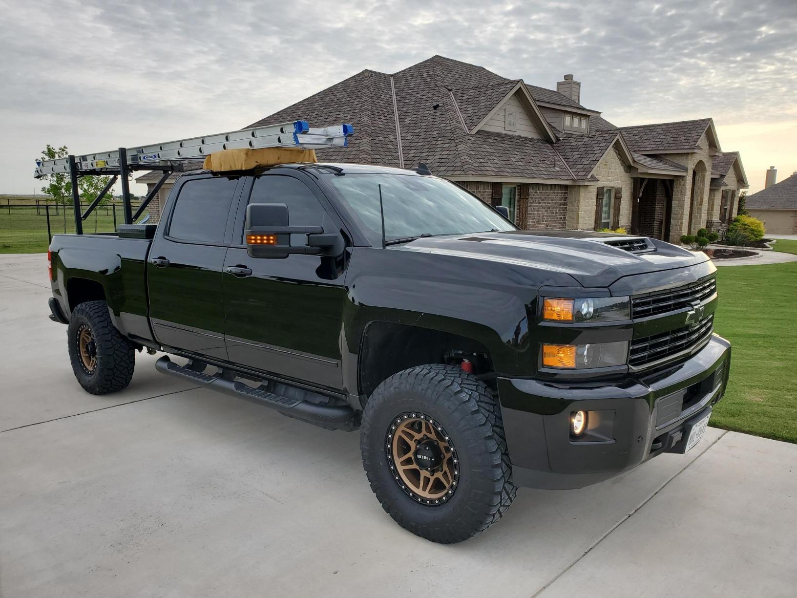 Ladder Truck Rack, 350 lb, No Drill, Elevate Outdoor Steel customer photo 1