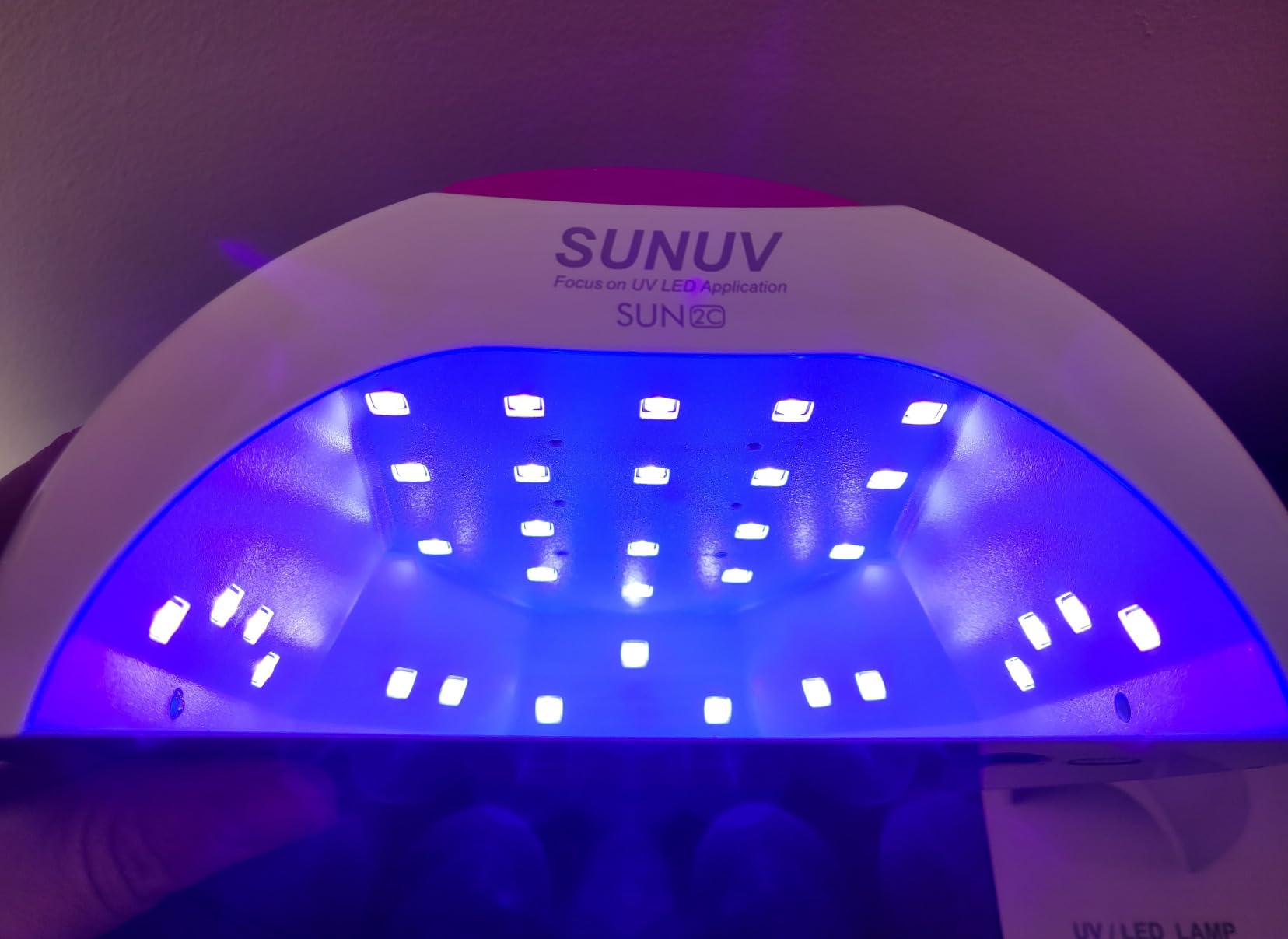 SUNUV UV Light for Gel Nail, Professional UV LED Nail Lamp SUN2C Rose customer photo 2
