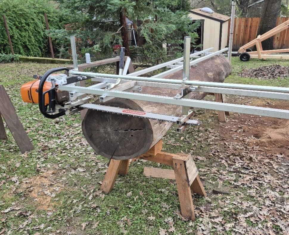 Granberg G778-48 Alaskan MKIV Chainsaw Mill, 48-Inch Portable Sawmill Guide | Fits All Makes, 48-Inch Single-Ended or 56-Inch Double-Ended Bars, 90cc Plus, No Drilling, Mills Hardwood, Maintain Saw Chain customer photo 2