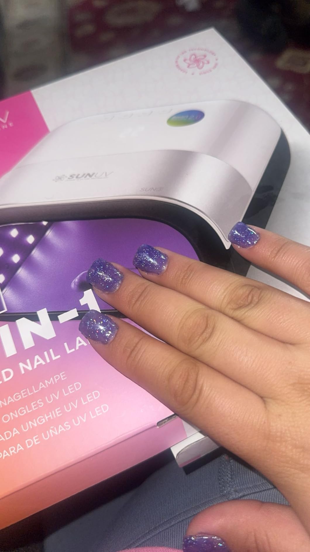 SUNUV UV Light for Gel Nails, Professional UV LED Gel Lamp SUN3 customer photo 2