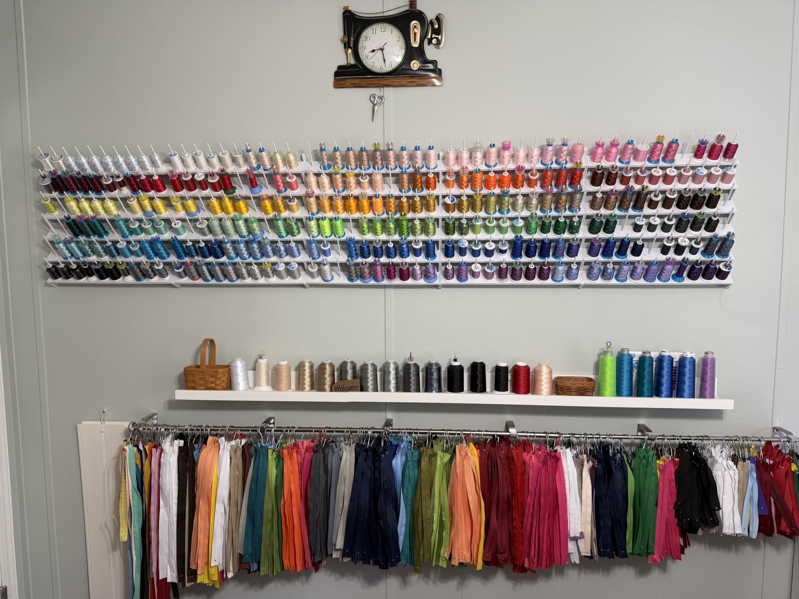 Deluxe Embroidex 60 Spool Cone Thread Stand/Rack Organizer for Sewing and Embroidery Machine Easy Setup customer photo 2