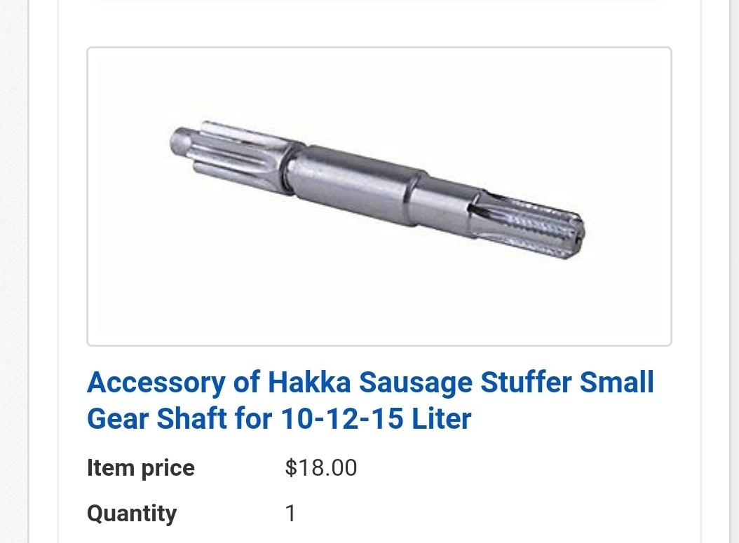 Hakka 2 in 1 Sausage Stuffer and Spanish Churro Maker Machines (15LB/7L) customer photo 1