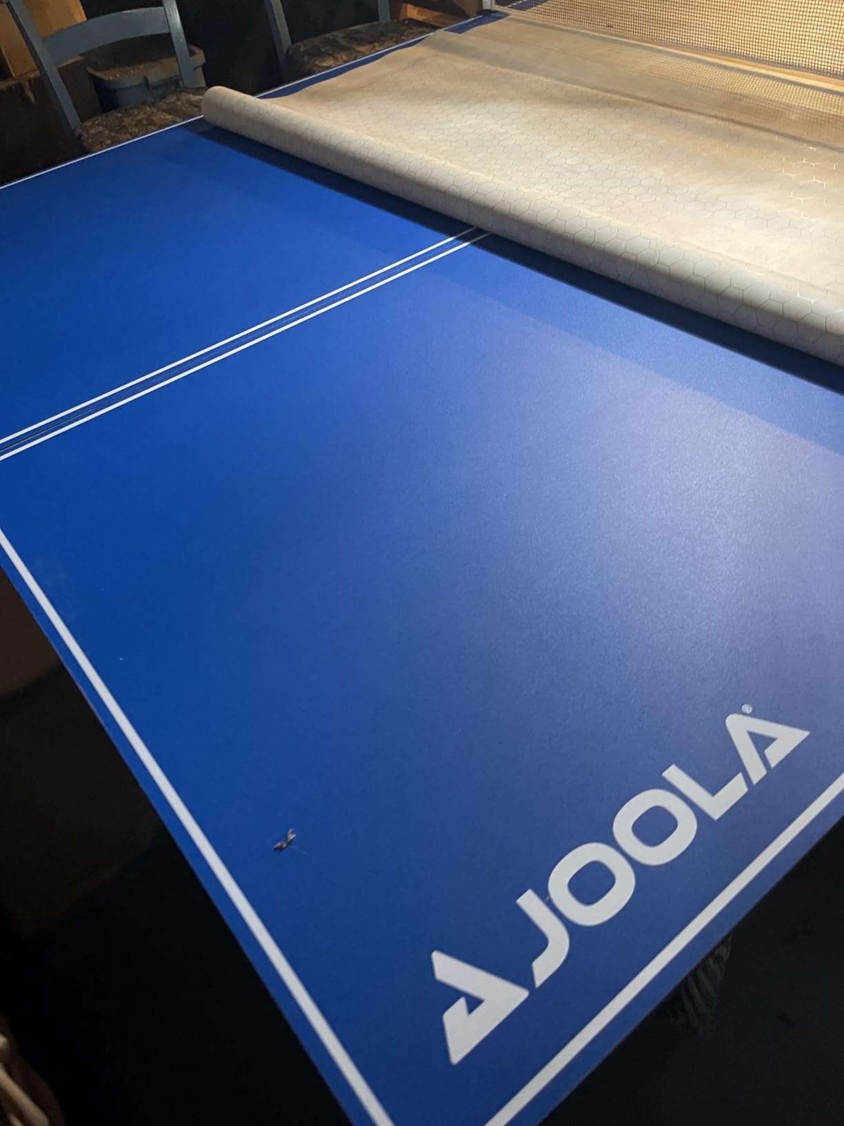 JOOLA Ping Pong Conversion Top with Net Set for Billiard and Pool Tables - Regulation Top Converts Billiards into Ping Pong Table - Includes Foam Padding for Protection customer photo 2