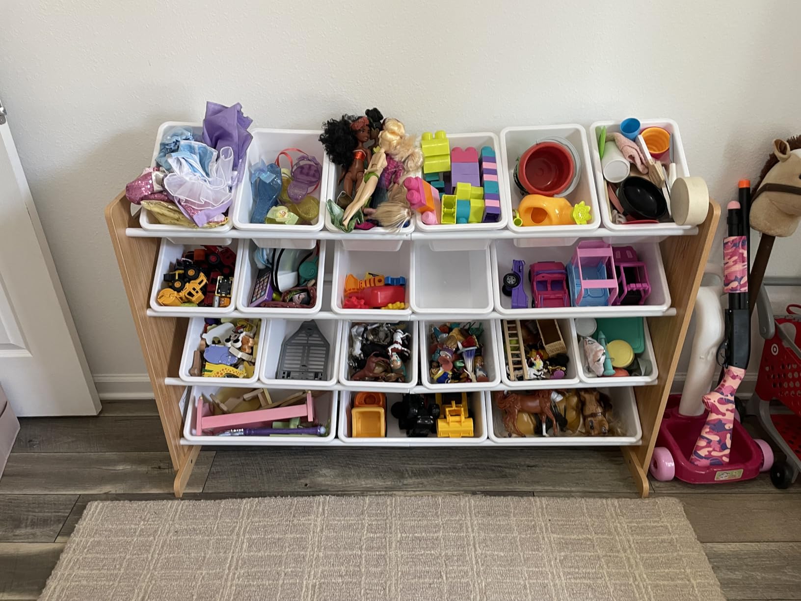 Humble Crew Kids Toy Organizer with 20 Bins, 4 Tier Storage for Playroom customer photo 1