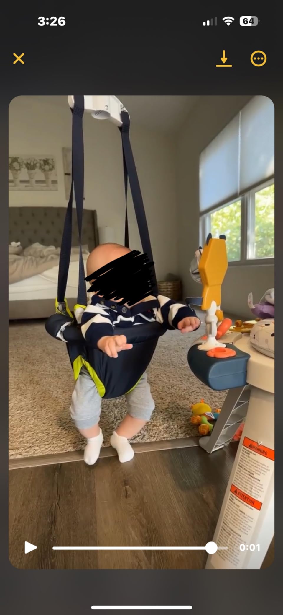 Evenflo Exersaucer Doorway Jumper, Star Power customer photo 1