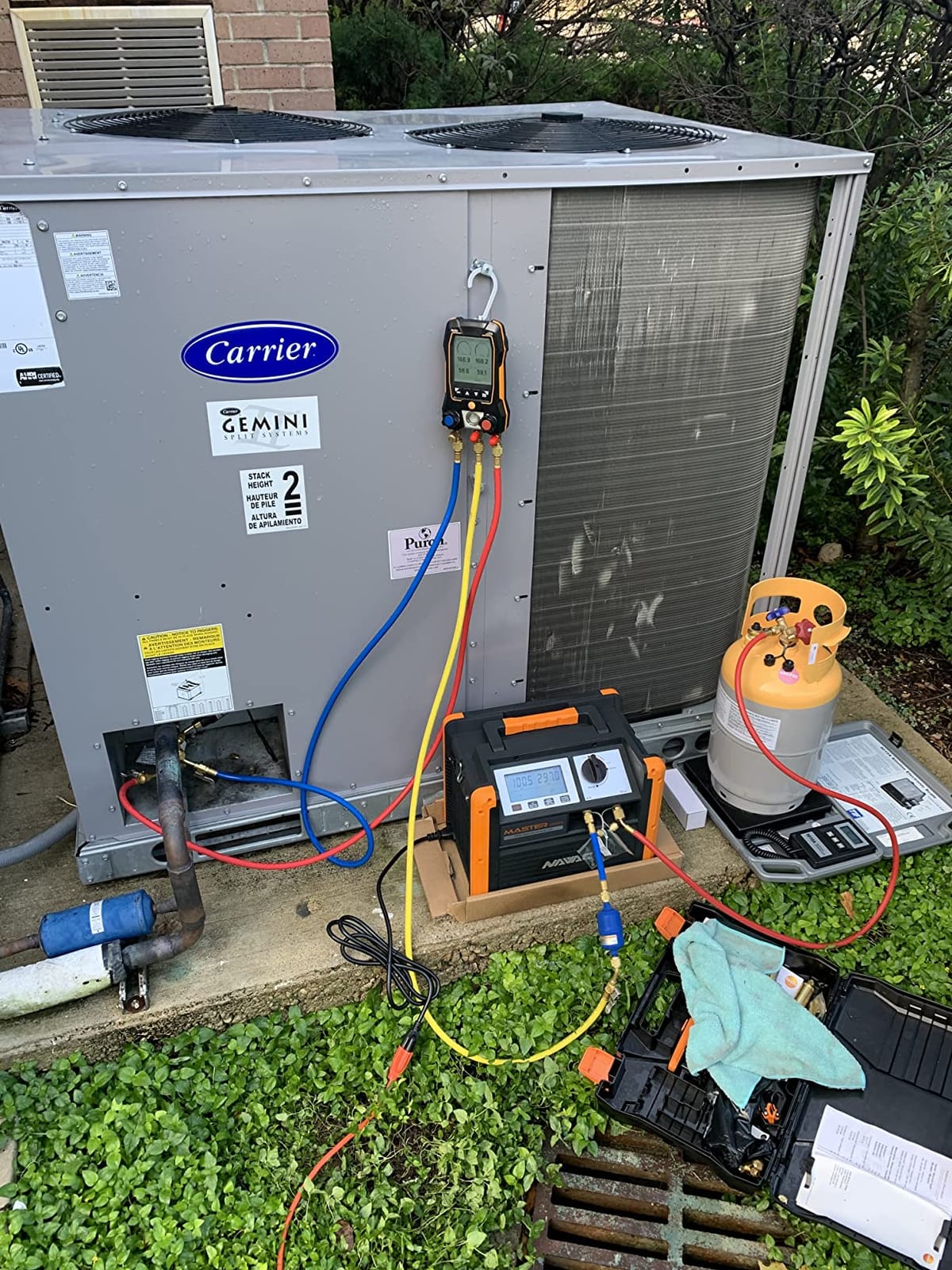 NAVAC NRDD Recovery Unit - Twin Cylinder, A2L HVAC Recovery Machine customer photo 1