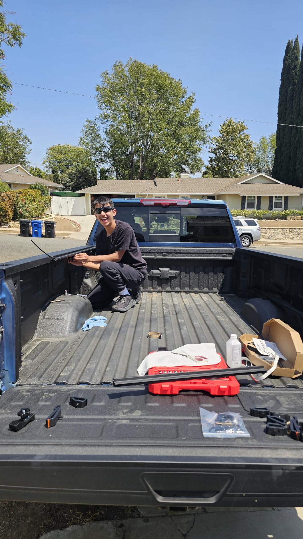 RealTruck BAK BAKFlip MX4 Hard Folding Truck Bed Tonneau Cover | 448133 | Fits 2020-2026 Chevy/GMC Silverado/Sierra 2500/3500 6' 10
