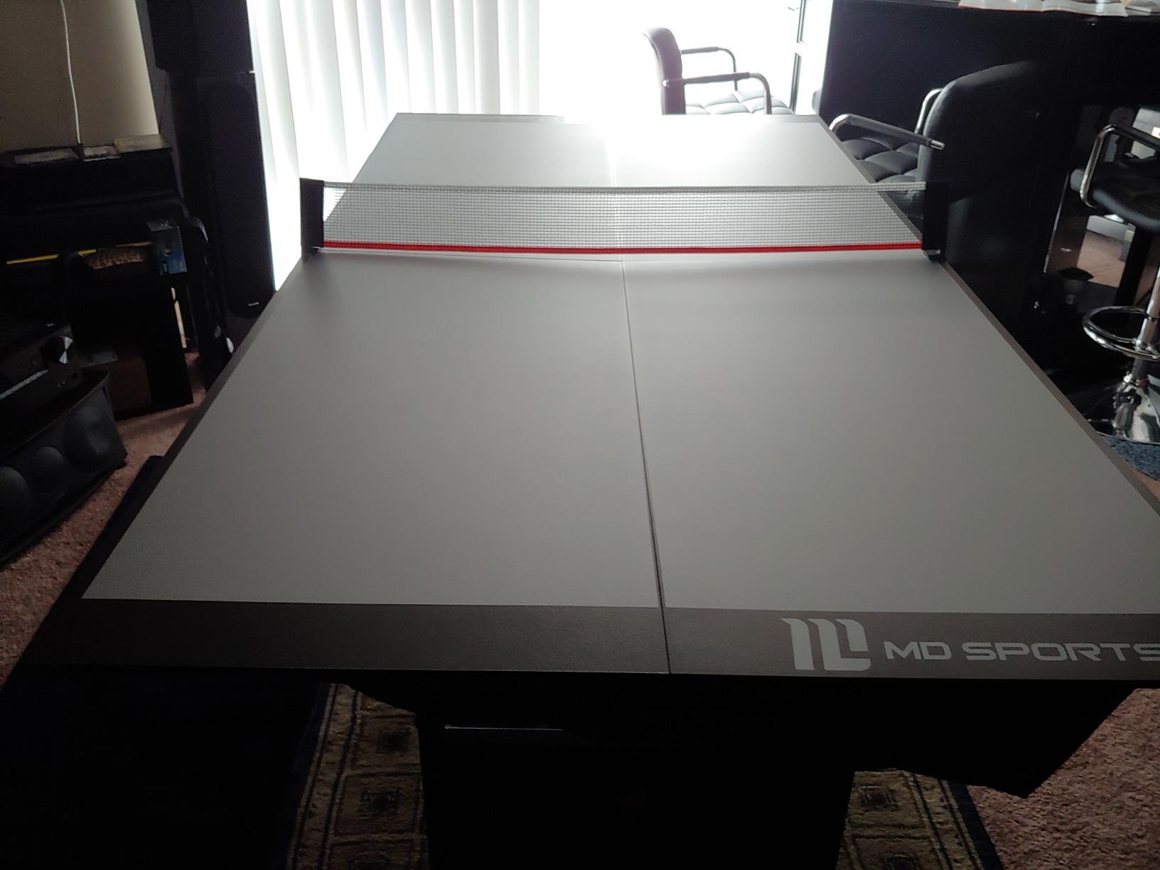 MD Sports Table Tennis Tables Multiple Styles Ping Pong Tables, Foldable for Easy Storage with Nets Included, Perfect for Family Game Rooms | Multiple Styles customer photo 1