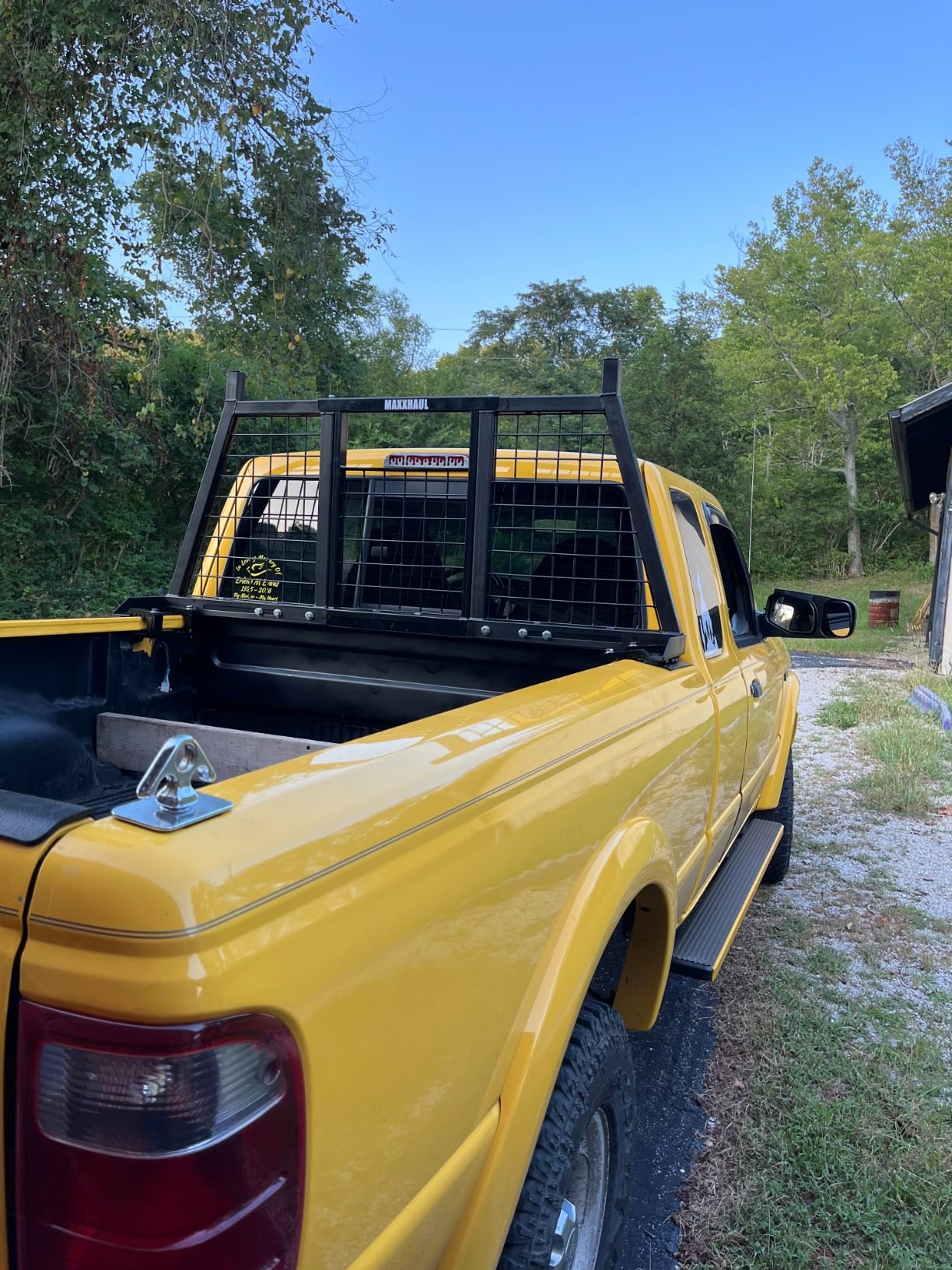 MaxxHaul Adjustable Truck Headache Rack - Fits 62