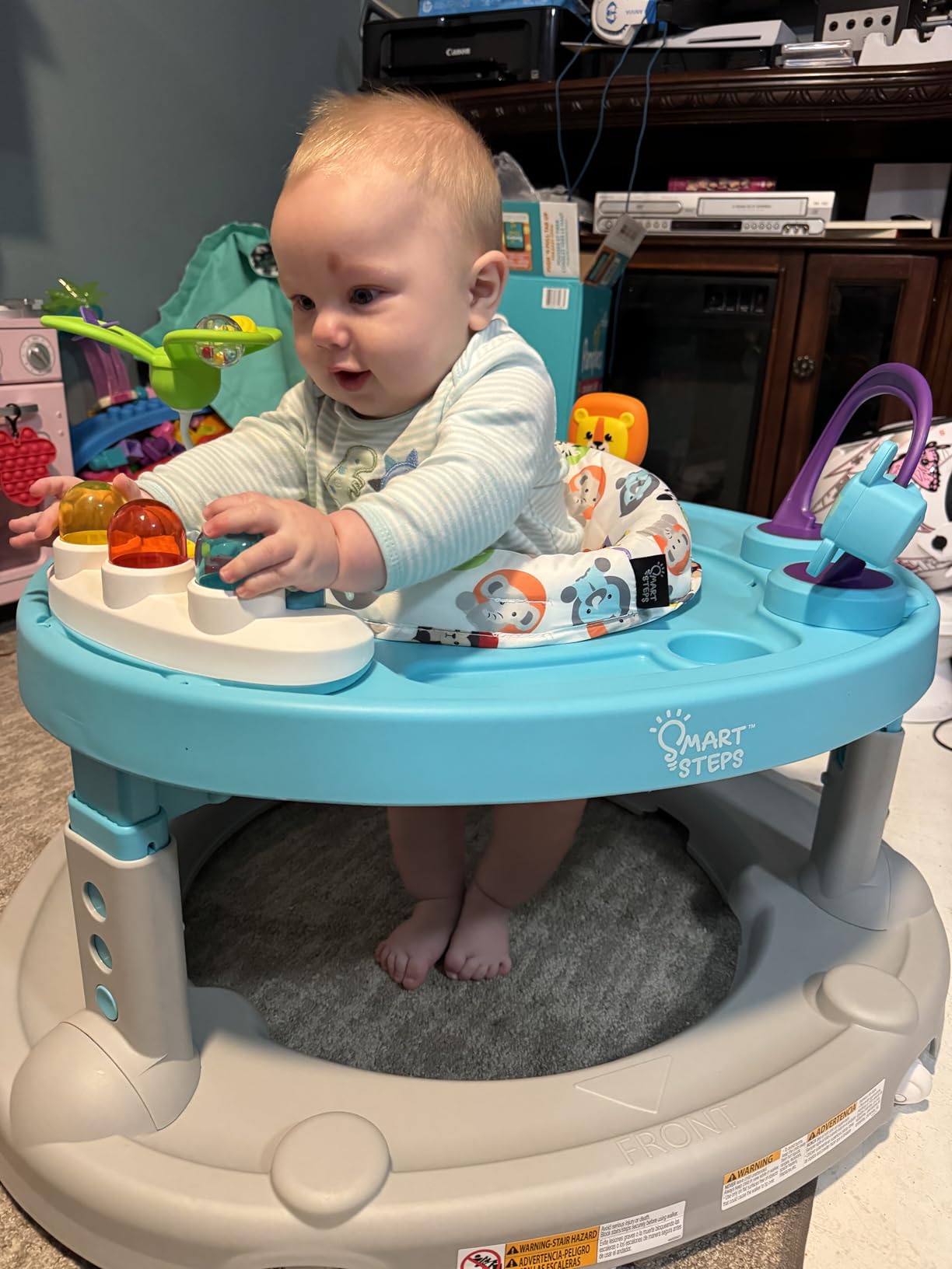 Smart Steps Bounce N' Play 3-in-1 Activity Center, Woodland Walk customer photo 2