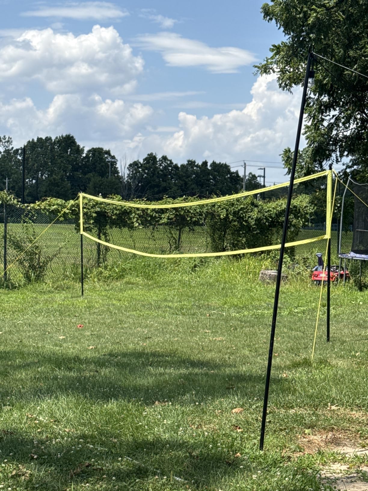 32FT Outdoor&Portable Volleyball Net-Adjustable Thick Dia Poles | Completed Set;Easy Setup&Carry;Good for Backyard&Outdoor sites-Park/Beach/Grass/Lawn;32FT Official Size;Durable Materials customer photo 1