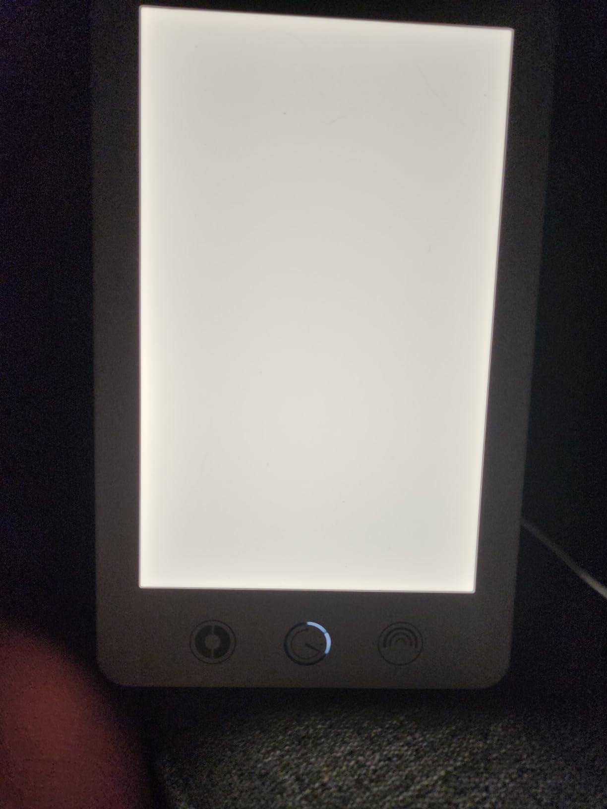 Verilux HappyLight Touch Plus - Light Therapy Lamp with 10,000 Lux, UV-Free, LED Bright White Light with Adjustable Brightness, Color, Countdown Timer, & Detachable Stand - Boost Mood, Sleep, & Focus customer photo 1