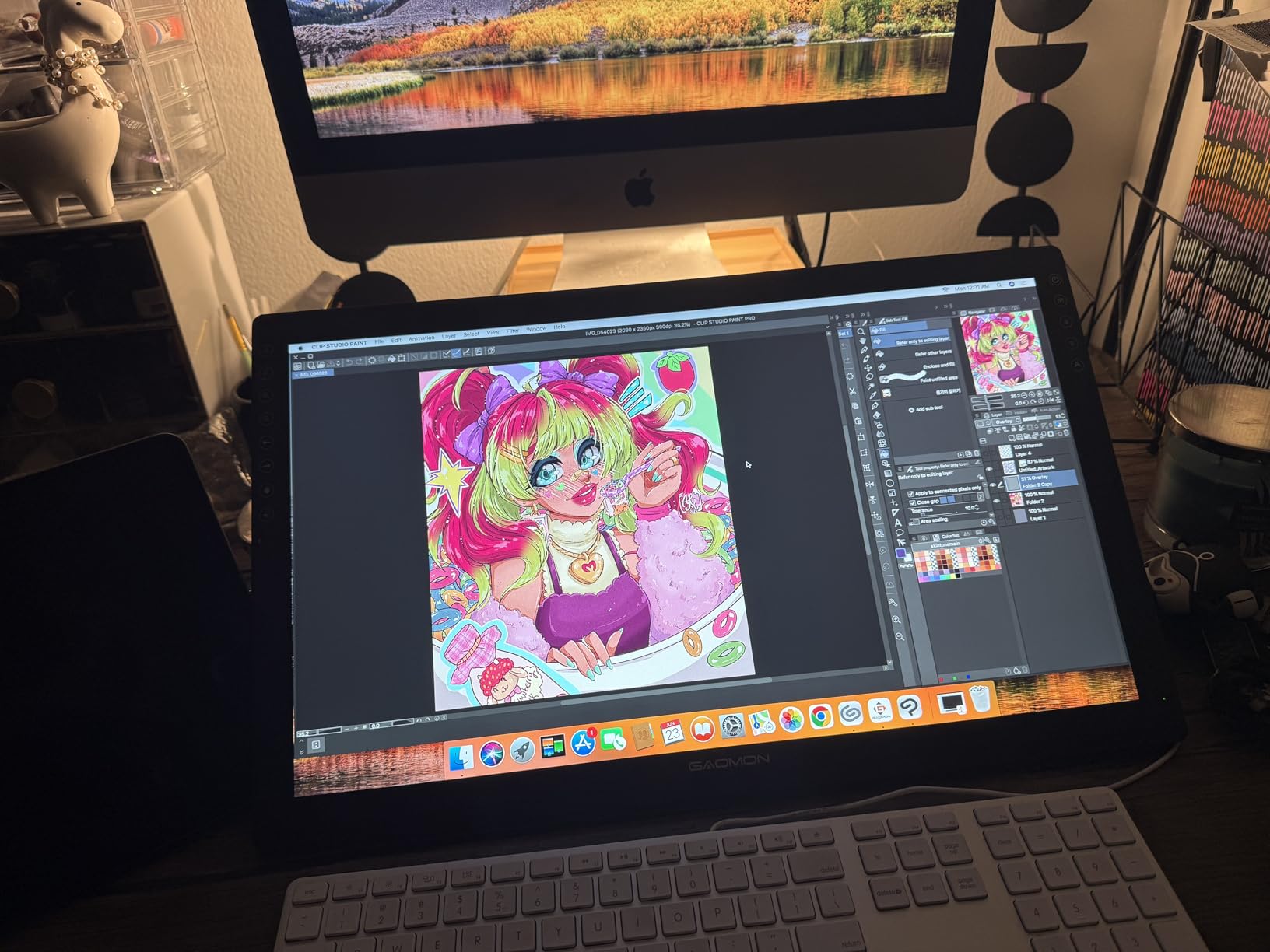 GAOMON PD1320 Pen Display Drawing Tablet, 13.3 Inch Full Laminated 120% sRGB Graphics Monitor with Tilt Support for Artists, Design, Animation - Compatible with Windows/Mac/Android customer photo 2
