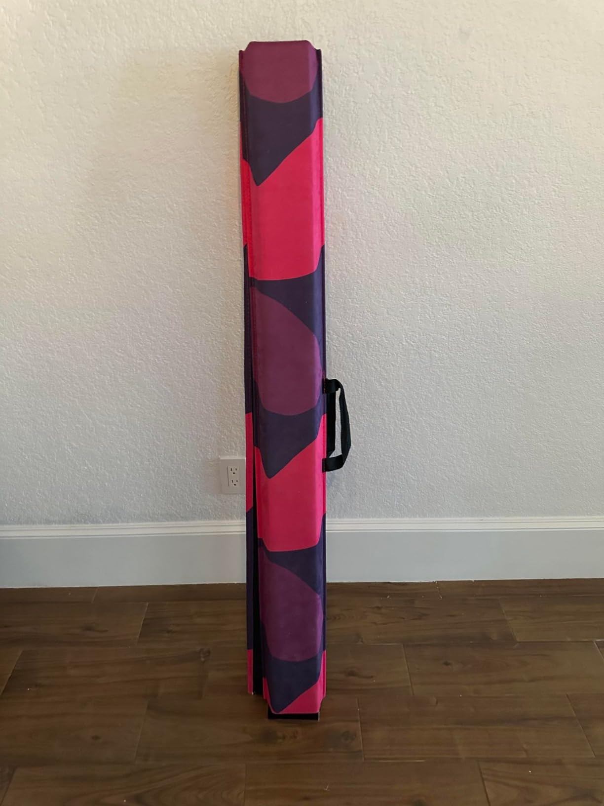 Marfula 6 FT / 8 FT / 9 FT Folding Gymnastics Beam Foam Balance Floor Beam | Extra Firm Foam Balance Beam with Suede Cover,Anti slip Bottom with Carry Bag,Fold Gymnastic Equipment For Kids Home Club Use customer photo 2
