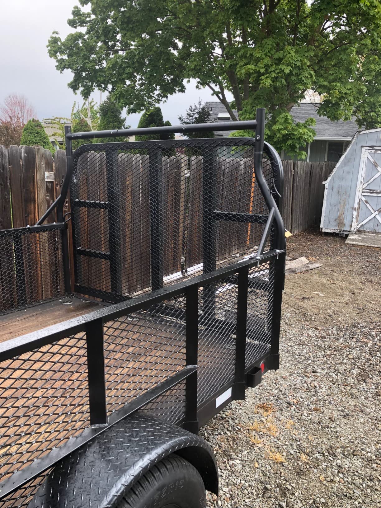 TMS 800Ibs Capacity Extendable Universal Steel Pick-Up Truck Ladder Rack Low Profile Sport Bar Utility Two bar Set (Patent Pending) (24'') customer photo 1