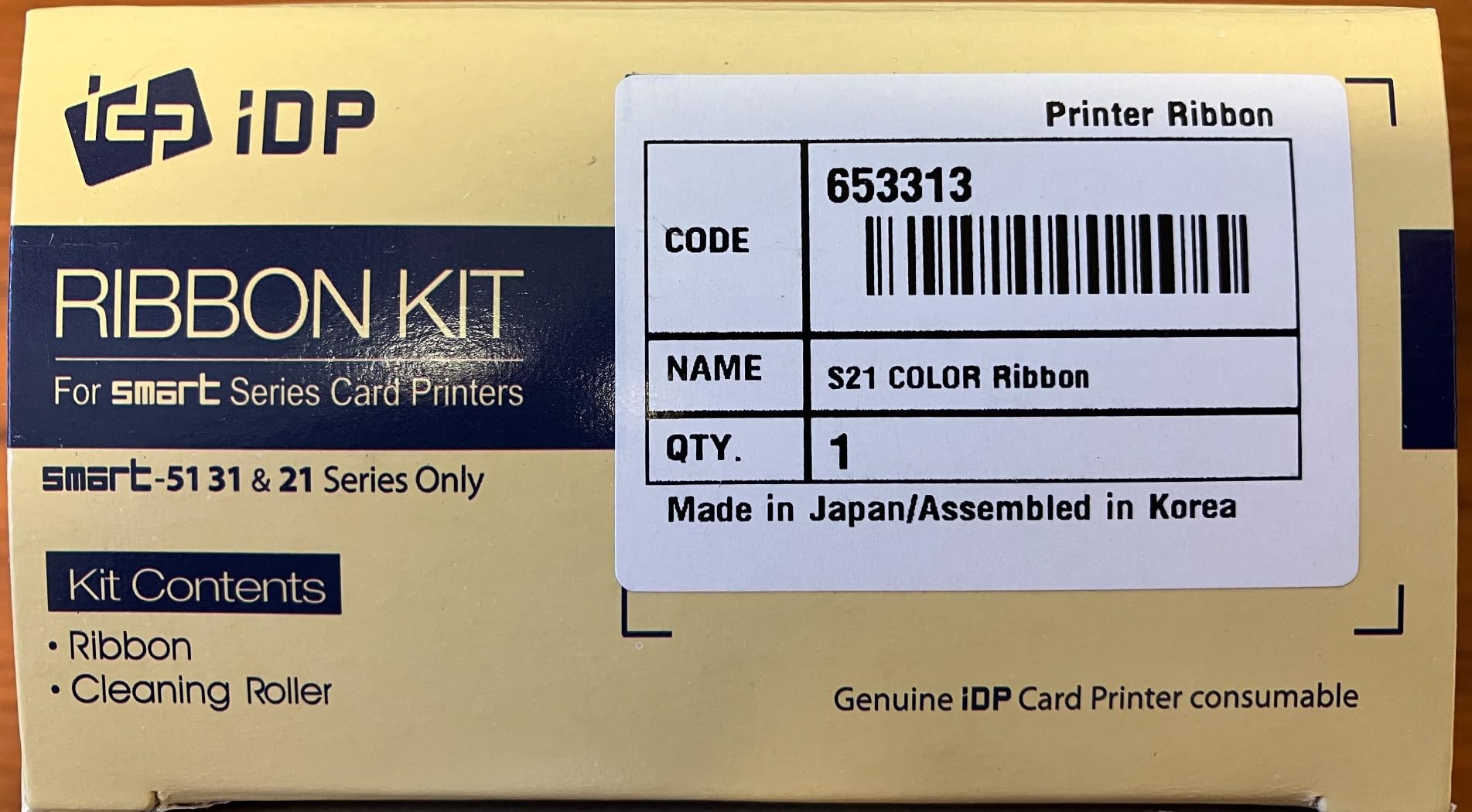 IDP SMART-21S ID Card Simplex Printer Kit with PC Only Software, 100 Print YMCKO Color Ribbon, 100 PVC Plastic Cards customer photo 2