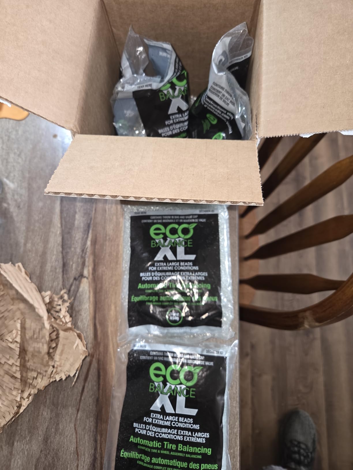 08-ECOXL4 ECO XL Extreme Condition Tire/Wheel Balancing Beads - Off-Road Vehicles, Light Duty Truck Tires, (4) 8oz Balance Bead Bags, (4) Valve Caps customer photo 2