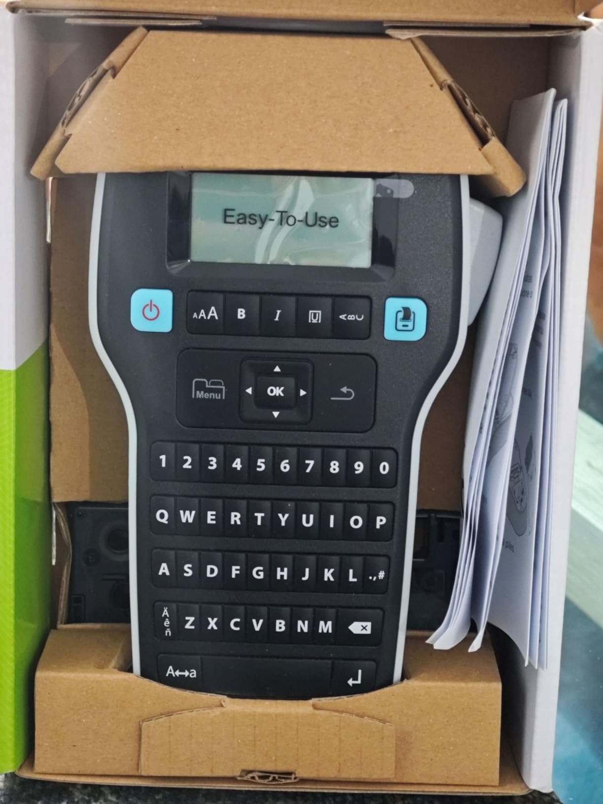 DYMO LabelManager 160 Label Maker Bundle with 3 D1 Label Cassettes, Portable Handheld, QWERTY Keyboard, One-Touch Smart Keys customer photo 2