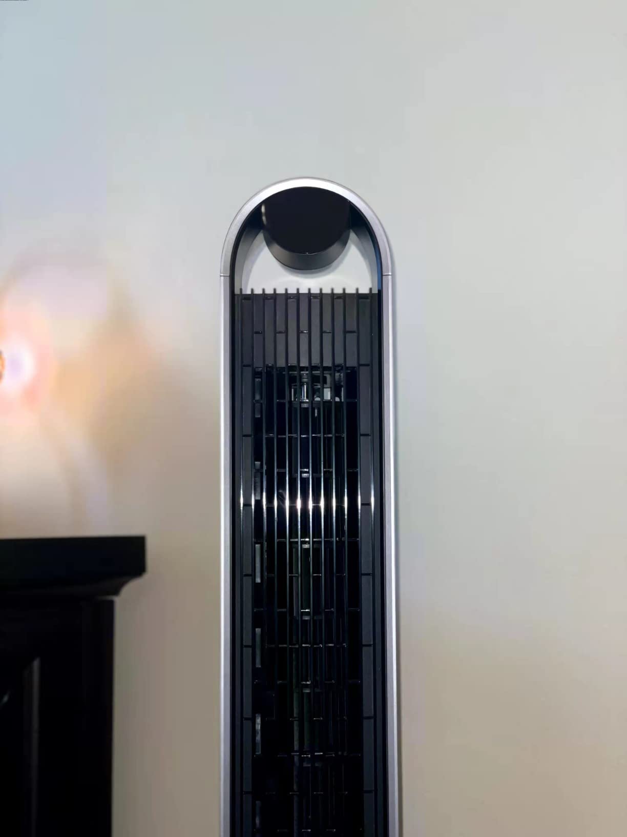 DREO Smart Tower Fan for Bedroom, 120° Oscillating Fan, 12 Speeds | 28ft/s Airflow Quiet Fan, DC Motor, 4 Modes Standing Fan, 12H Timer Cooling Fan for Home, Living Room, App & Alexa Control customer photo 2