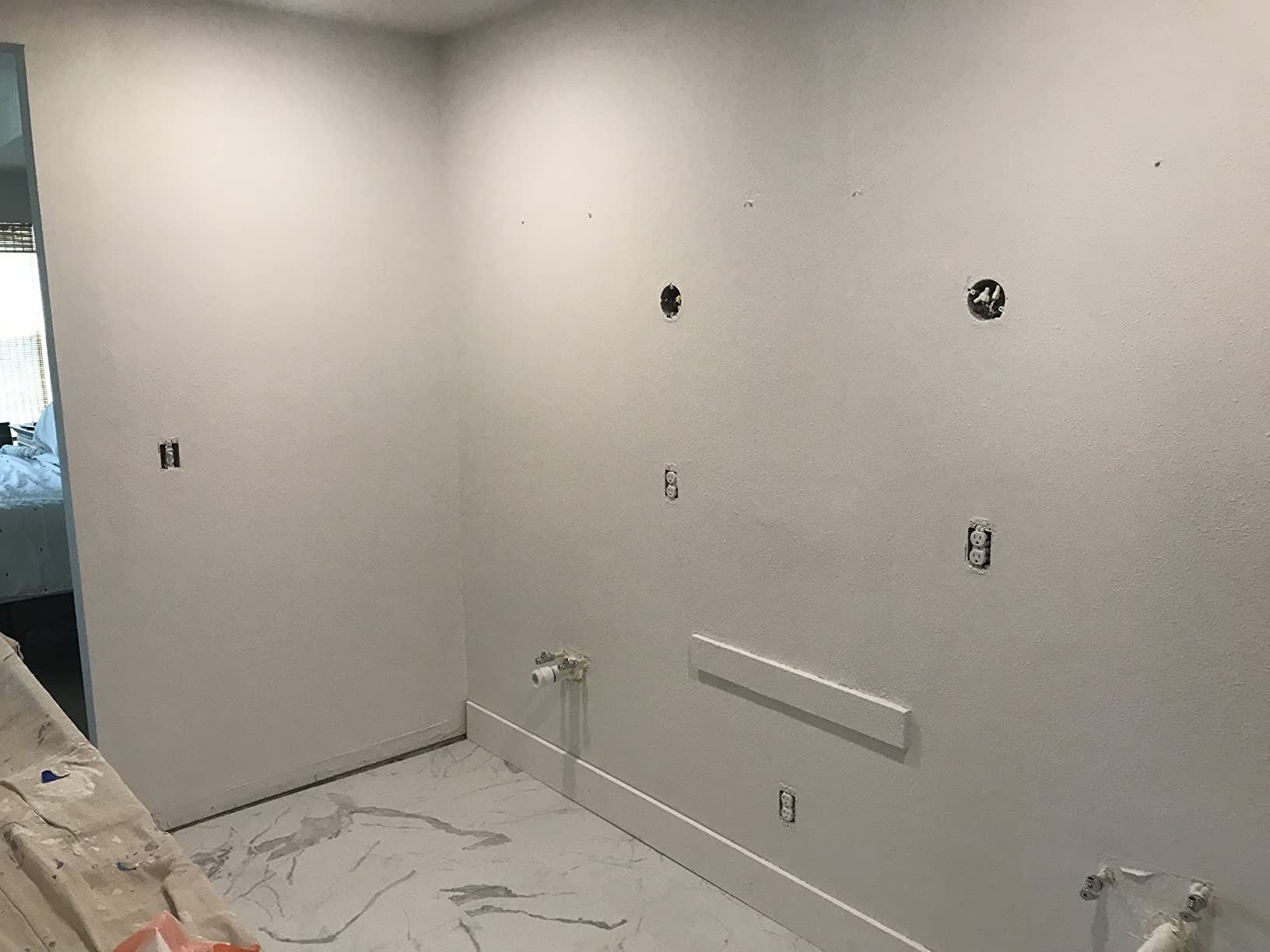 Drywall Texture Sprayer,Air Texture Gun 1.5 Gallon with 3 Nozzle (4.0mm/6.0mm/8.0mm) for Orange Peel Knockdown (Red) customer photo 1