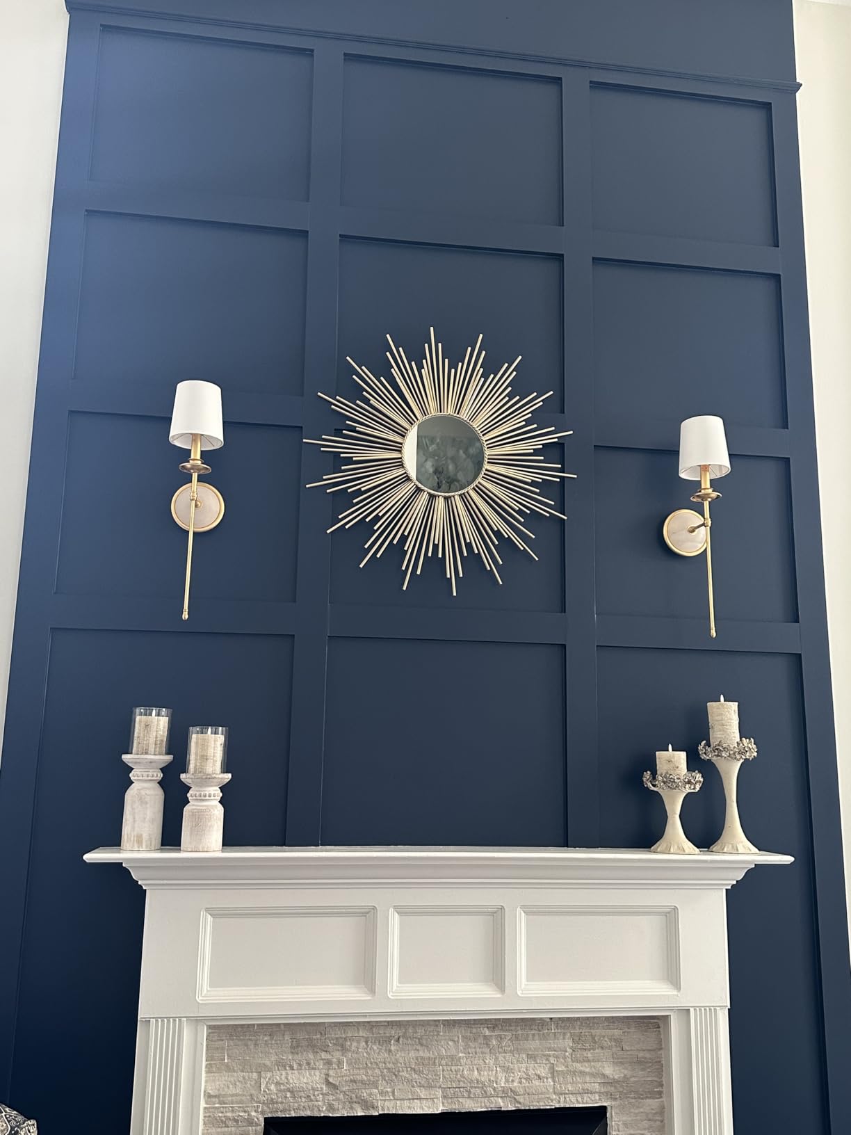 Henton Sunburst Wall Mirror - Gold customer photo 2