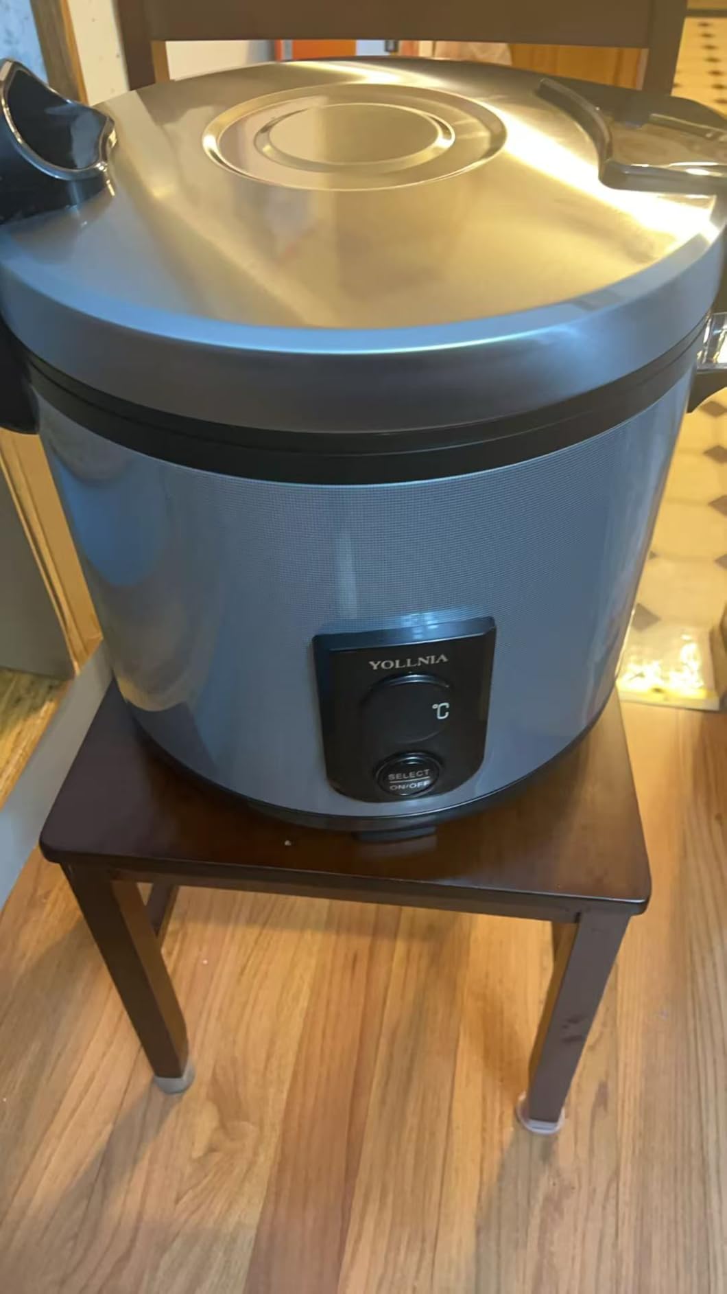 55 Raw/110 CUP Commercial Rice Warmer(Not Rice Cooker) | Portable 18.1QT Big Rice Warmer / 122℉- 178℉ Adjustable Temperature/ 130W/ Non-stick Inner Pot customer photo 1