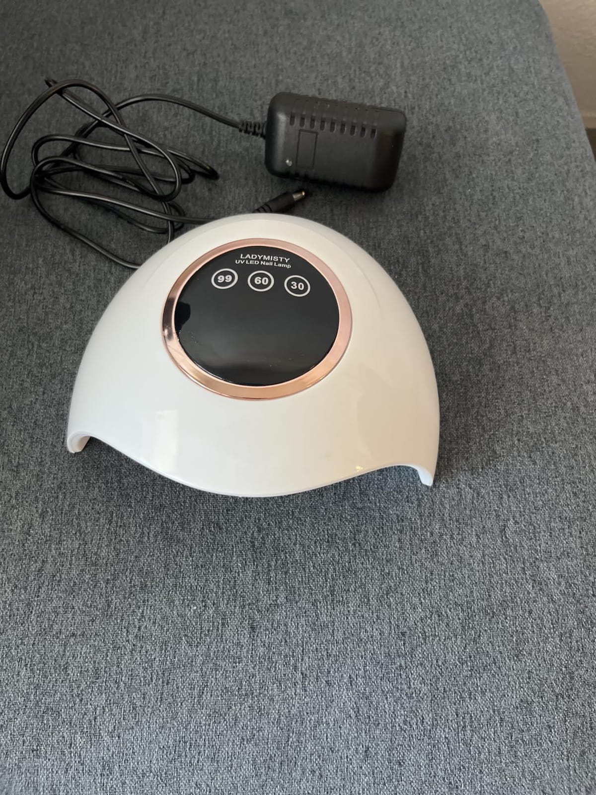 LadyMisty 72W UV Nail Lamp, Upgrade UV Light for Gel Nails, 3 Timer Nail Dryer, LCD Display, Smart Sensor, 99s Low-Heat Mode, Nail Lamps for Gel Polish for Beginners, Home DIY Salon Tool customer photo 2