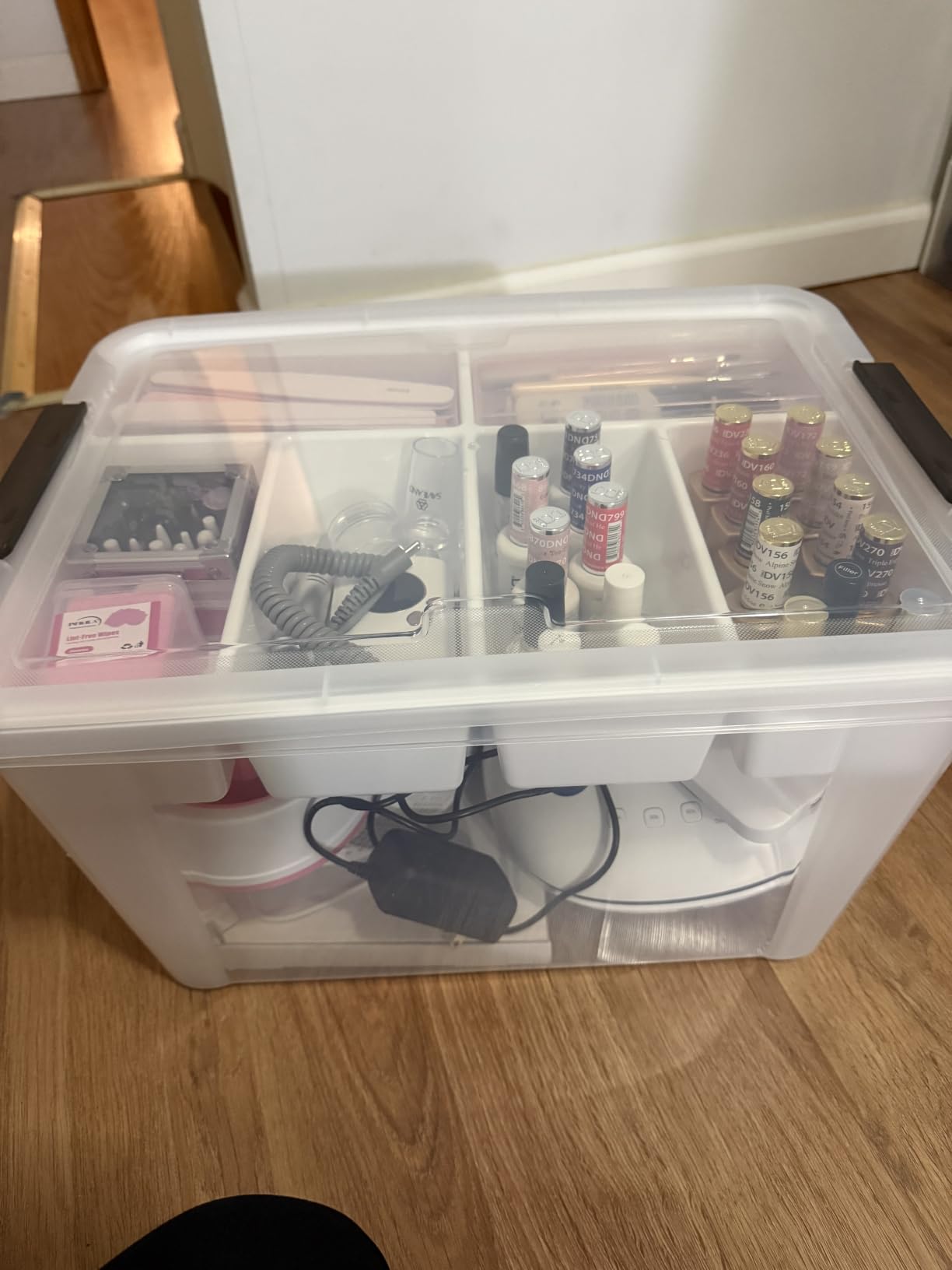 Citylife 17QT Clear Craft Organizers and Storage Box with Removable Tray customer photo 1